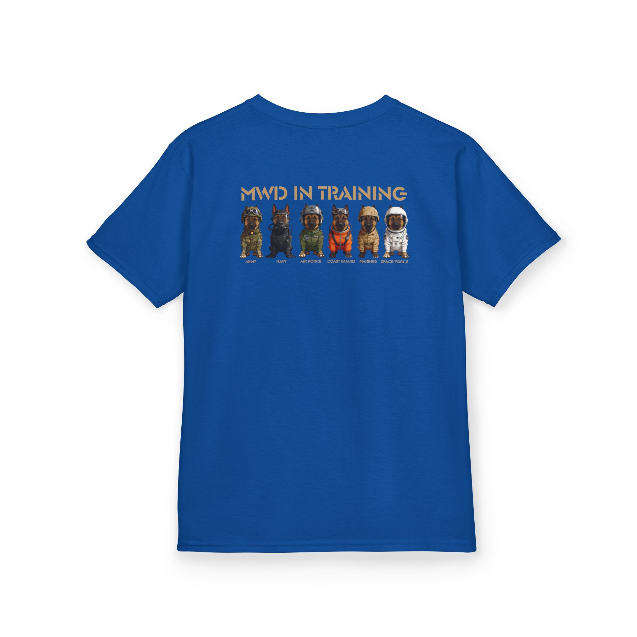 Kids Tee — 'MWD In Training' Cute Puppy Lineup Shirt - Image 7
