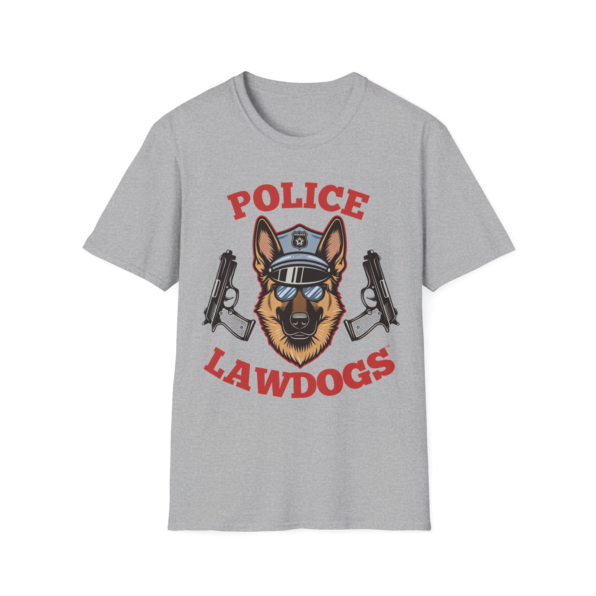 Police Lawdogs T-Shirt – K9 Handler German Shepherd Badge Tee - Image 13