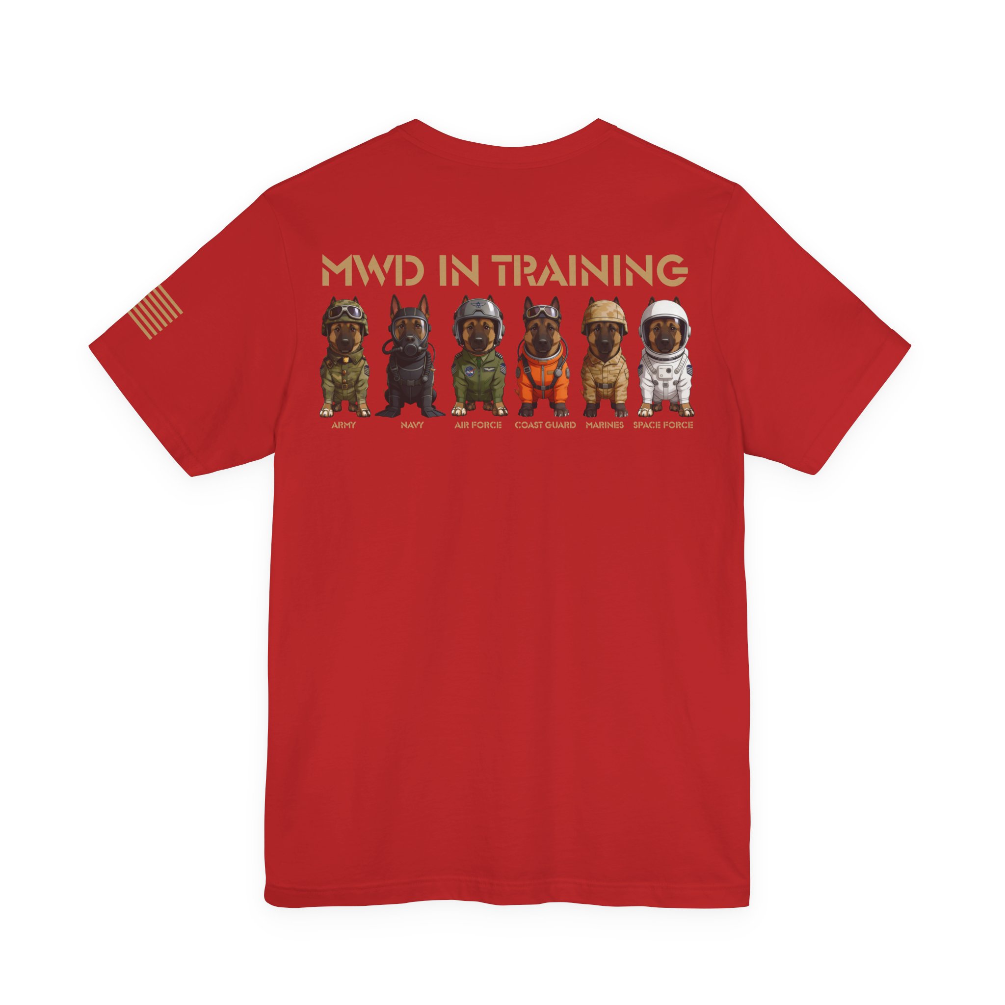 MWD In Training Tee — Military Working Dog Puppies Graphic T‑Shirt - Image 23