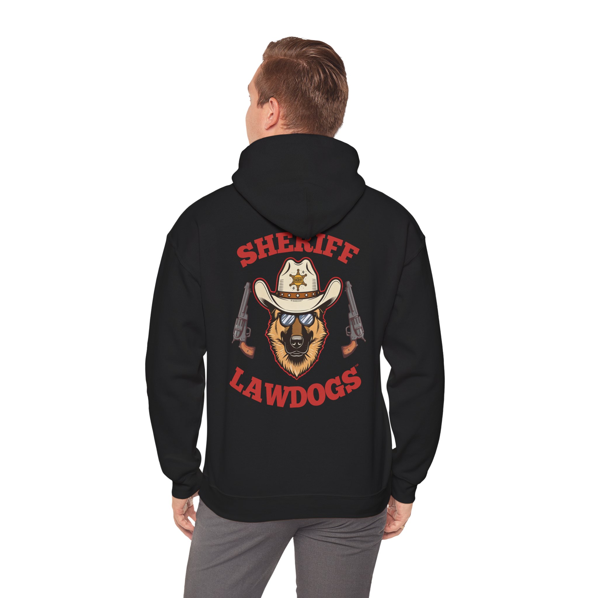 Sheriff Lawdogs Hoodie — Western German Shepherd Sheriff Pullover - Image 4