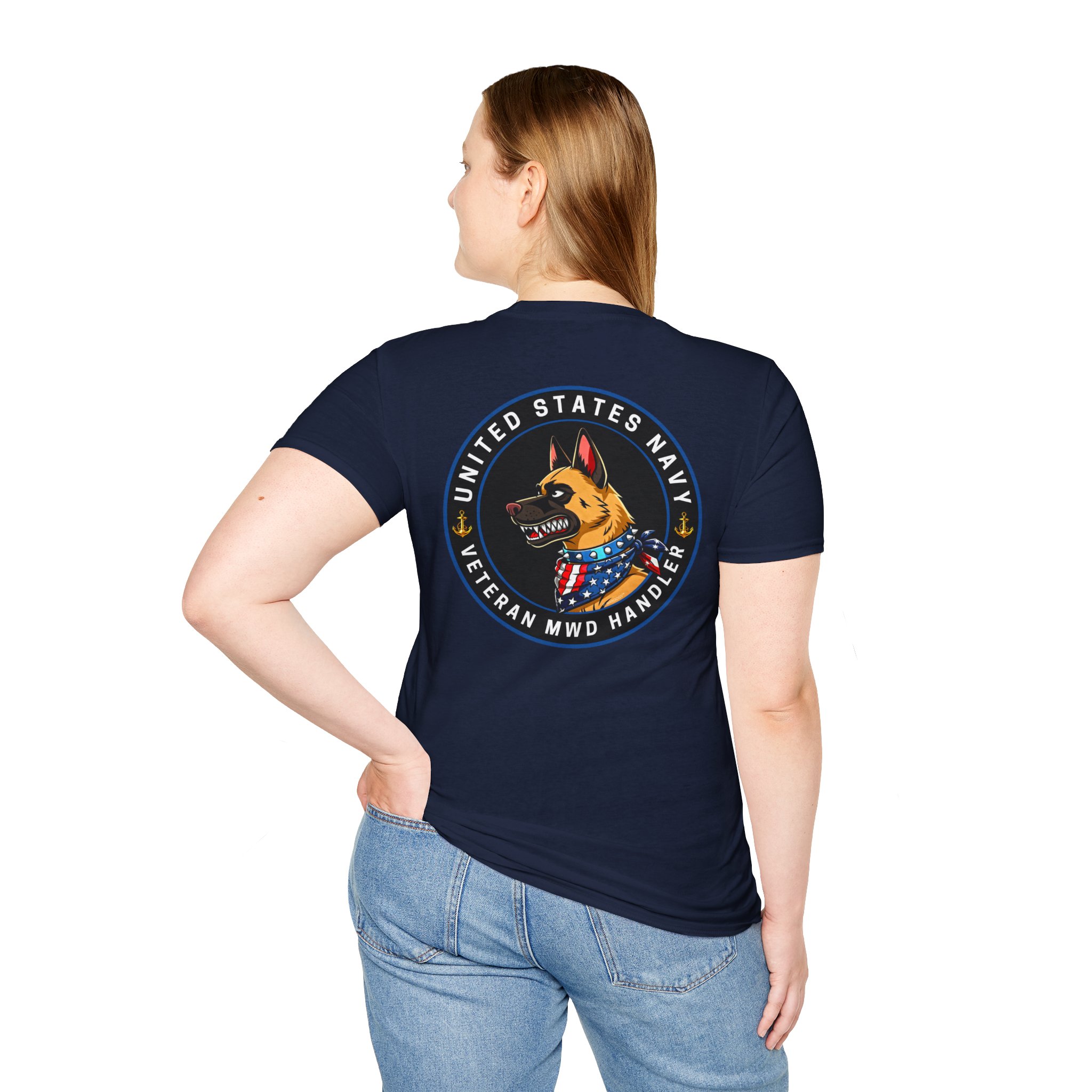 U. S. Navy Veteran MWD Handler T-Shirt - Image 40