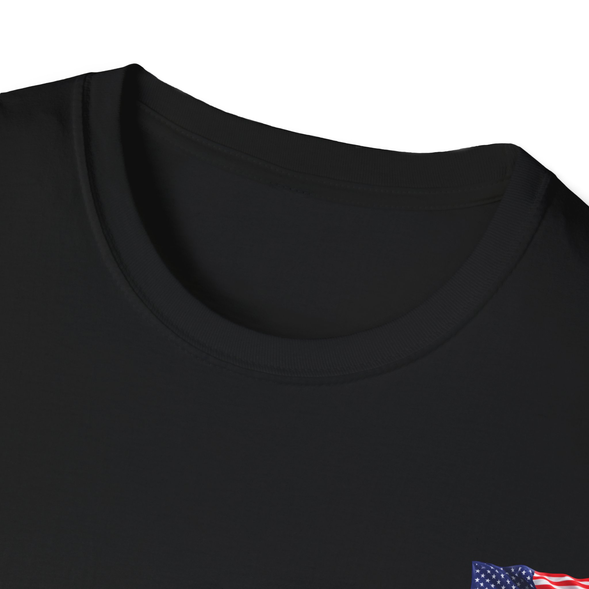 Veteran Space Force T-Shirt — "Land of the Free...Because of the Brave" USA Flag - Image 7