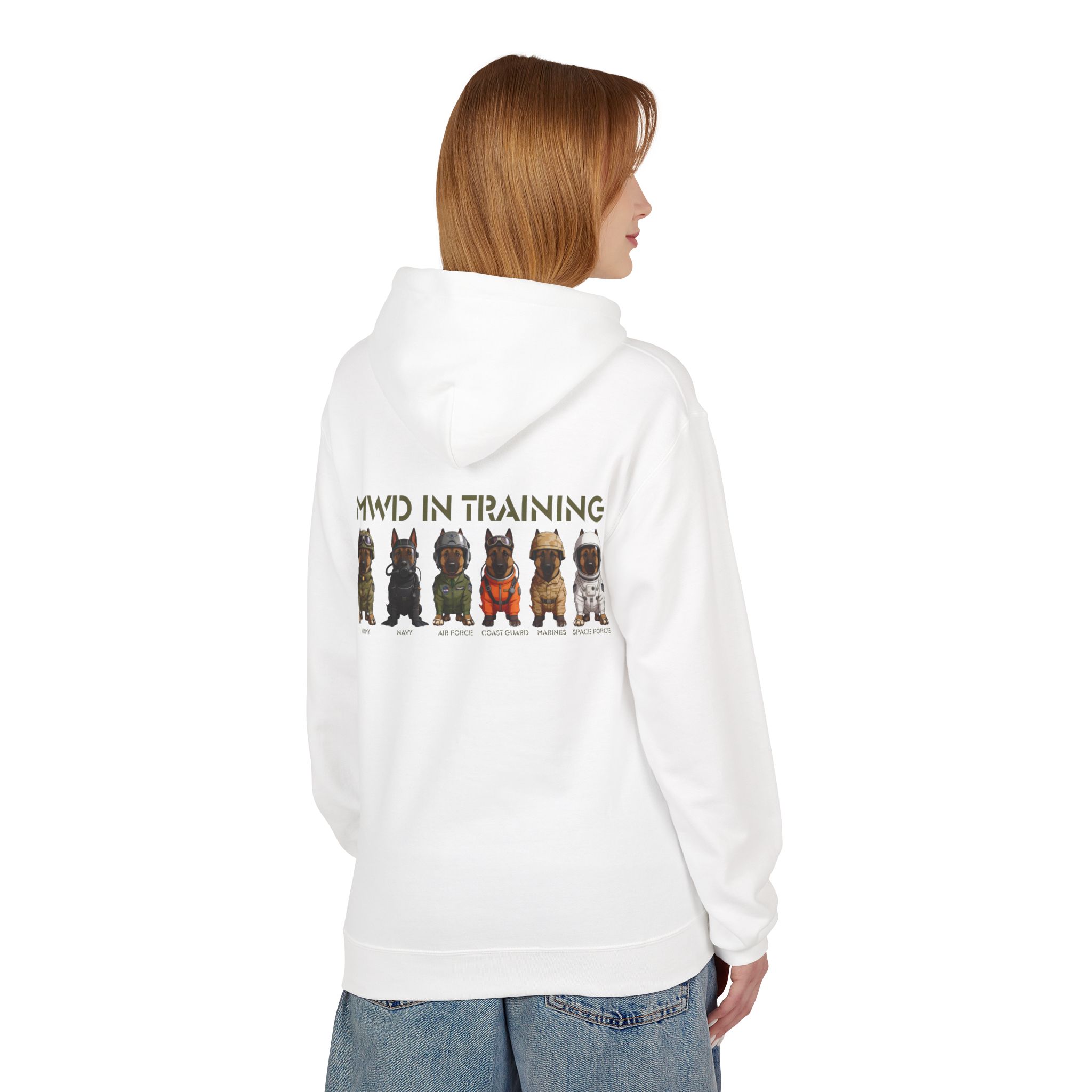 MWD in Training Hoodie — Military Working Dog Puppy Squad Sweatshirt - Image 4
