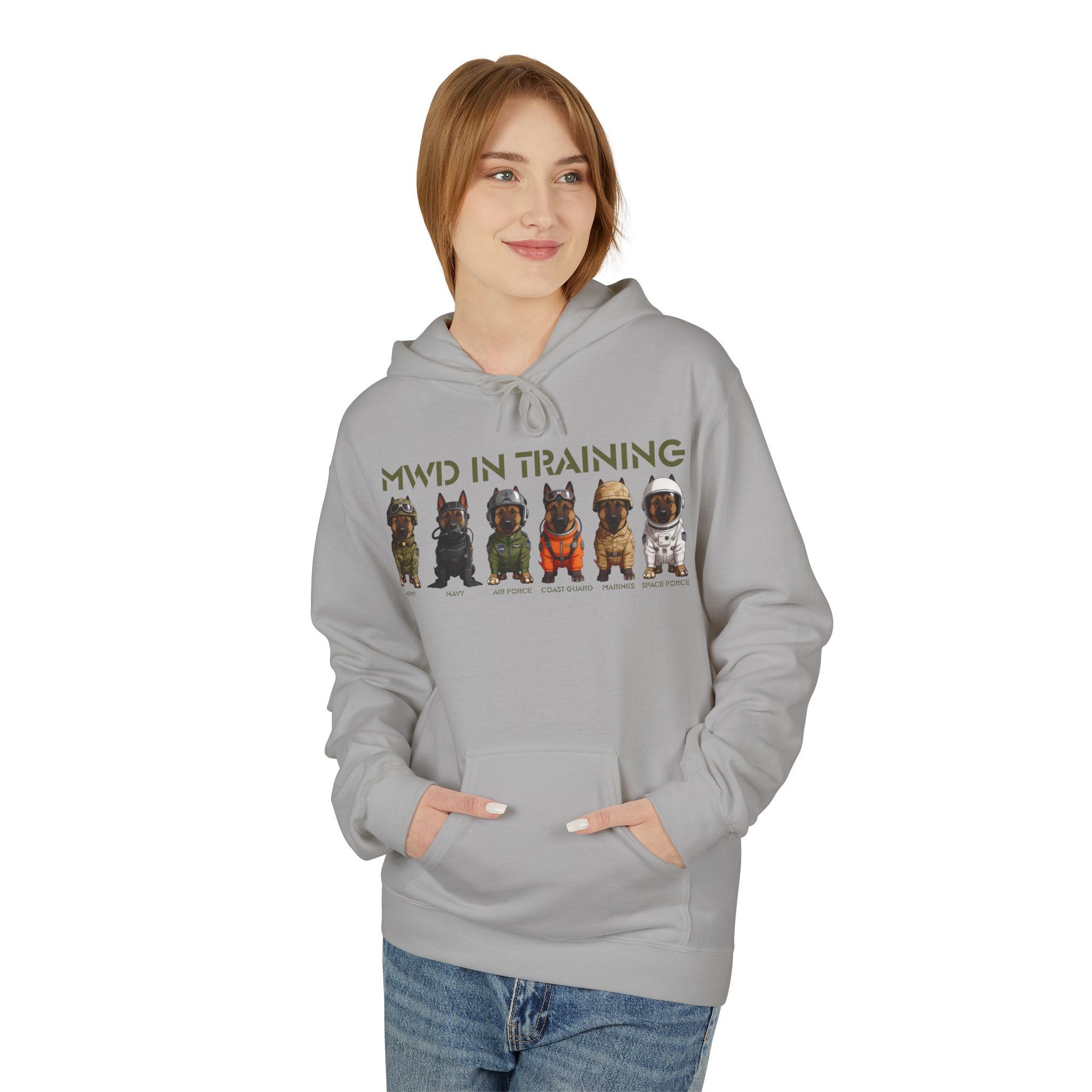 MWD in Training Hoodie — Military Working Dog Puppy Squad Sweatshirt - Image 5