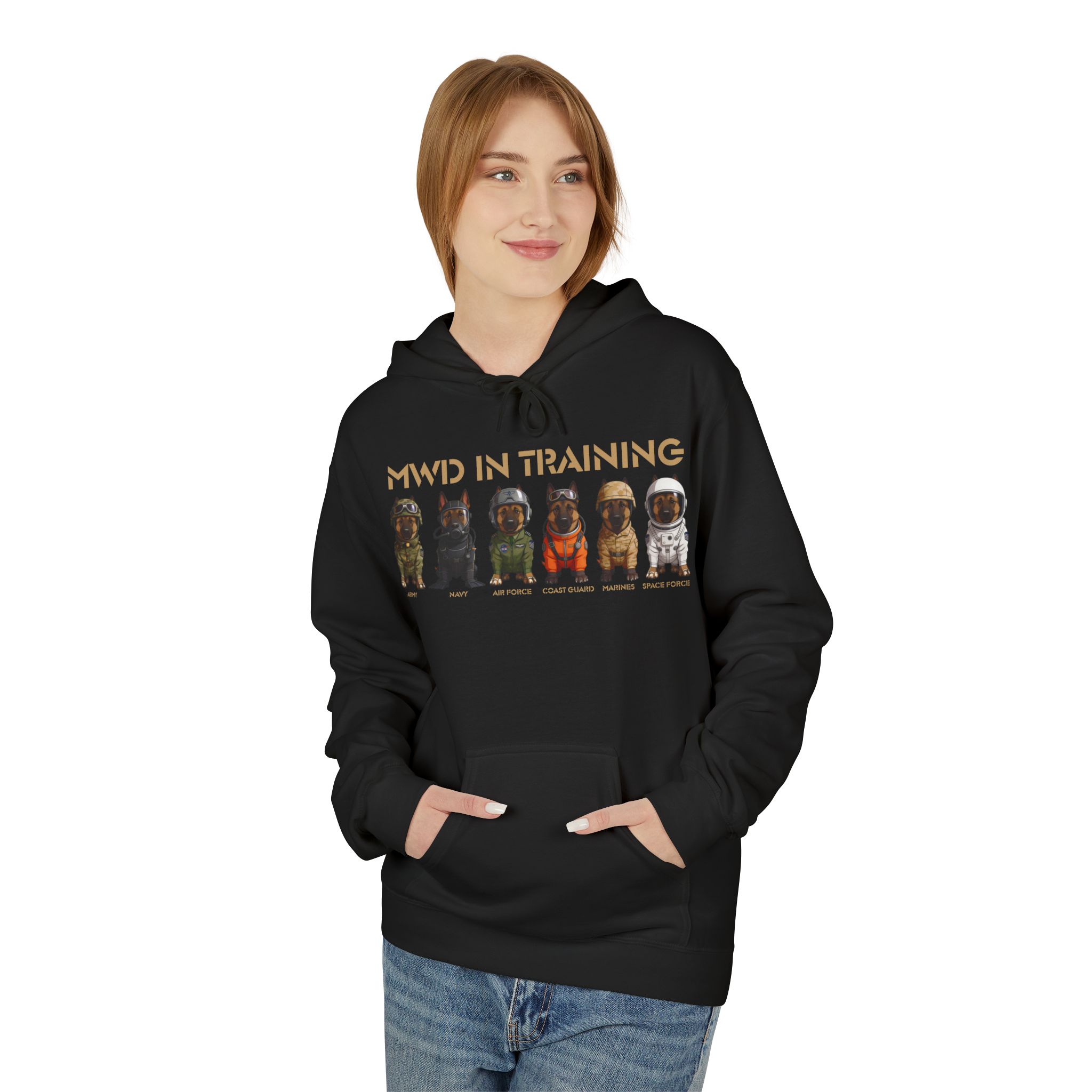 MWD in Training Hoodie — Military Working Dog Puppy Squad Sweatshirt - Image 8