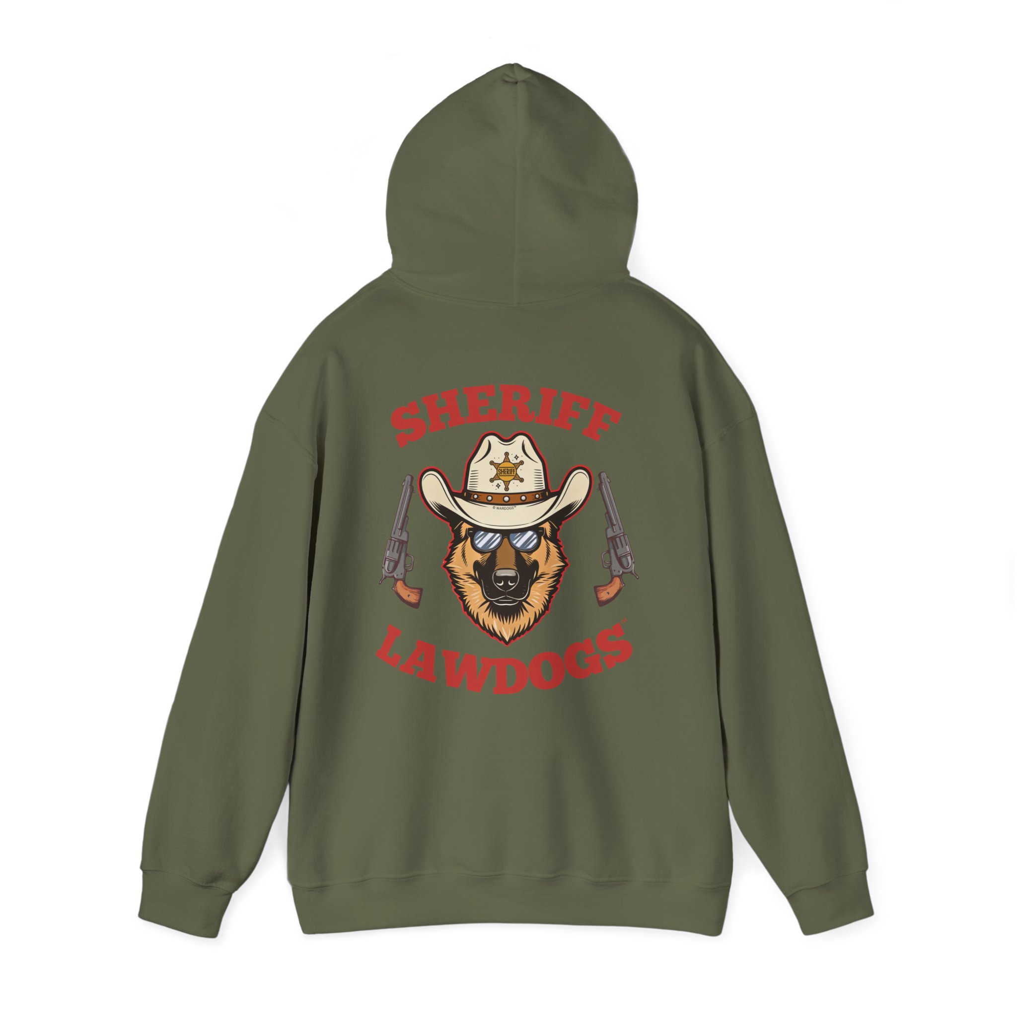Sheriff Lawdogs Hoodie — Western German Shepherd Sheriff Pullover - Image 9