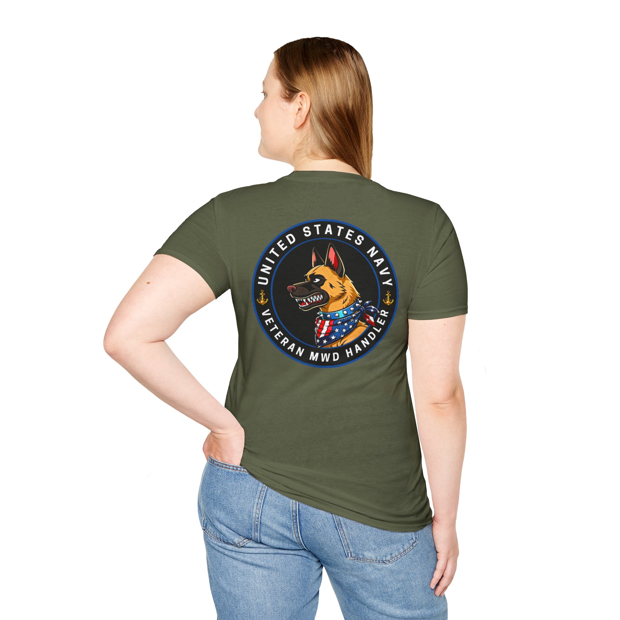 U. S. Navy Veteran MWD Handler T-Shirt - Image 24