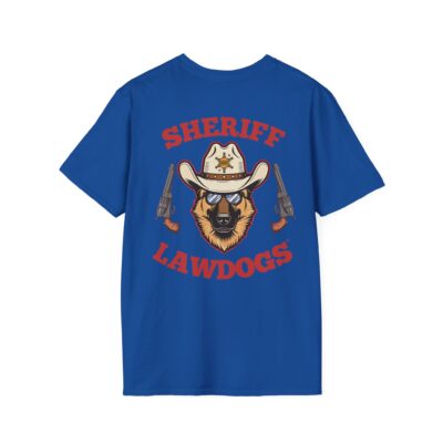Sheriff Lawdogs T-Shirt — Cowboy Bear Badge Graphic Tee