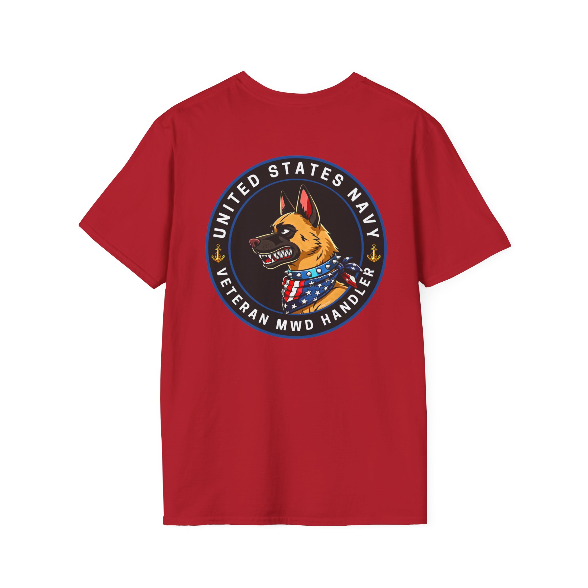 U. S. Navy Veteran MWD Handler T-Shirt - Image 46