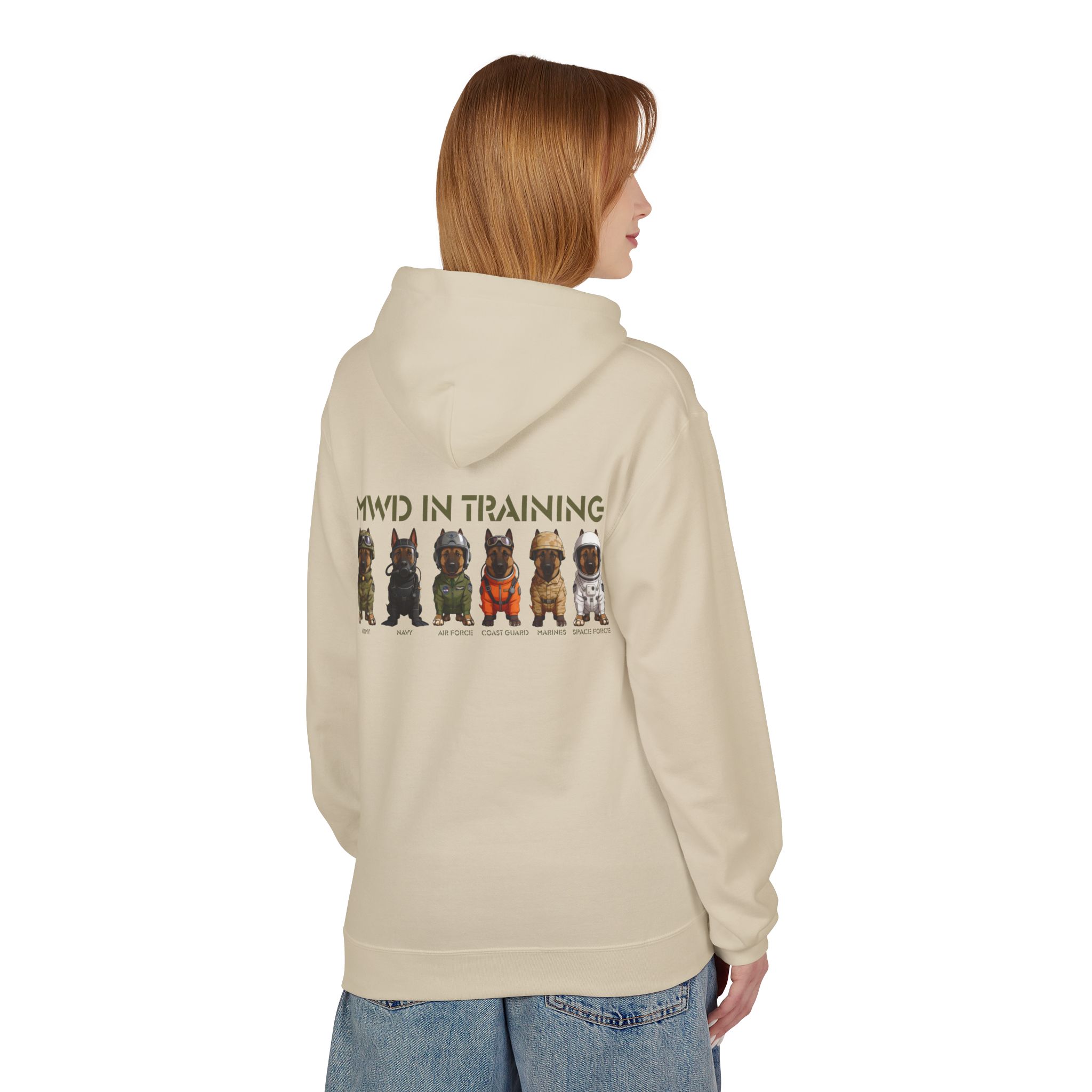 MWD in Training Hoodie — Military Working Dog Puppy Squad Sweatshirt - Image 10