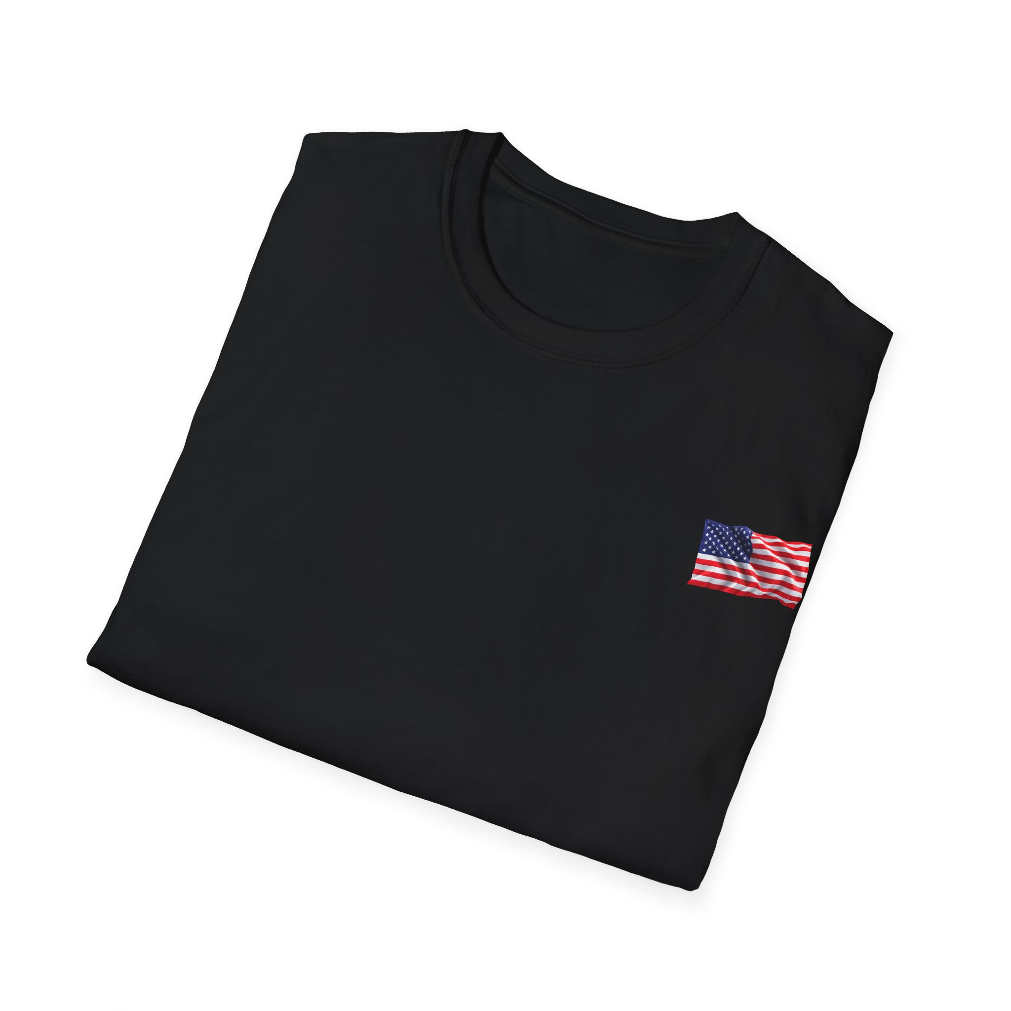 Veteran Space Force T-Shirt — "Land of the Free...Because of the Brave" USA Flag - Image 8