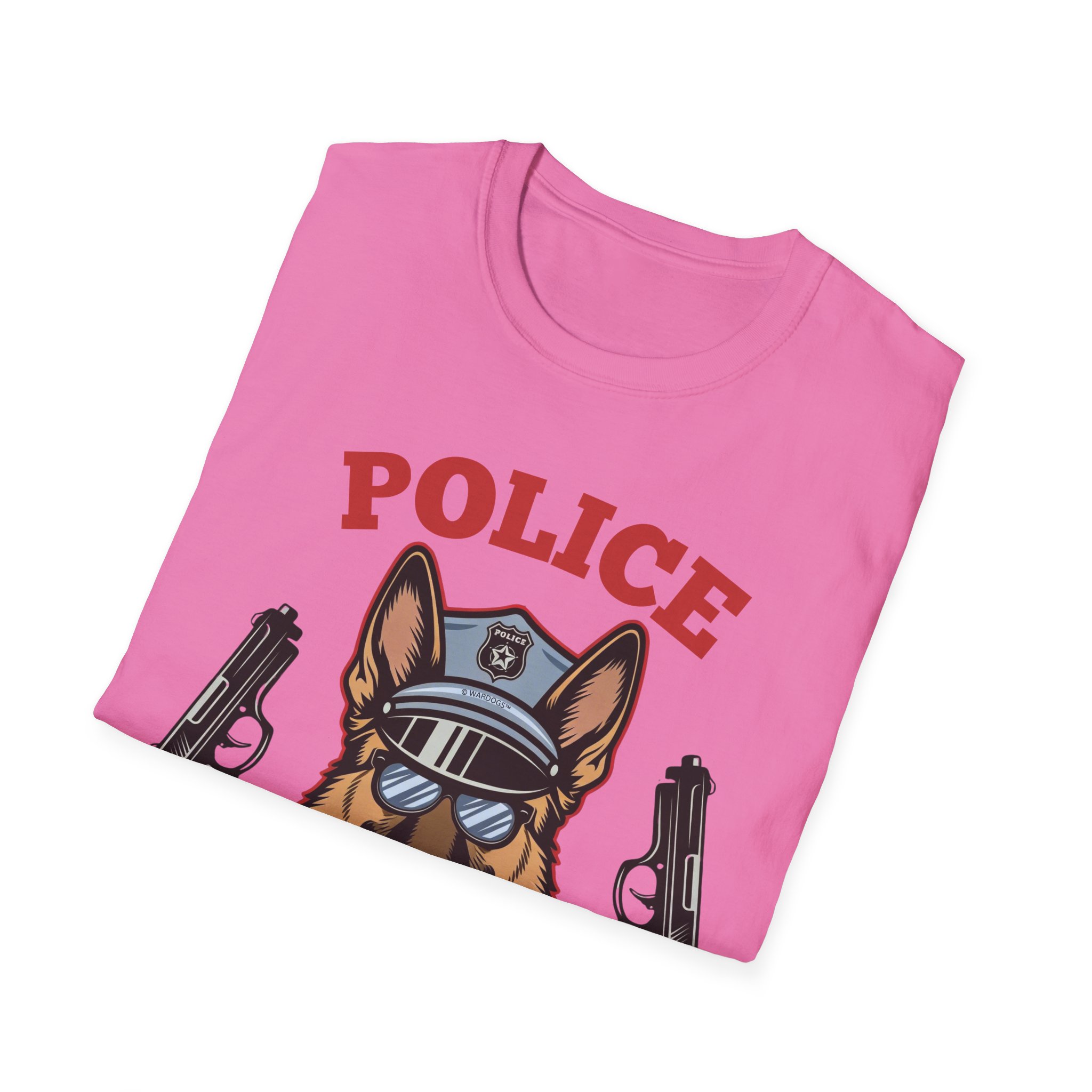 Police Lawdogs T-Shirt – K9 Handler German Shepherd Badge Tee - Image 36