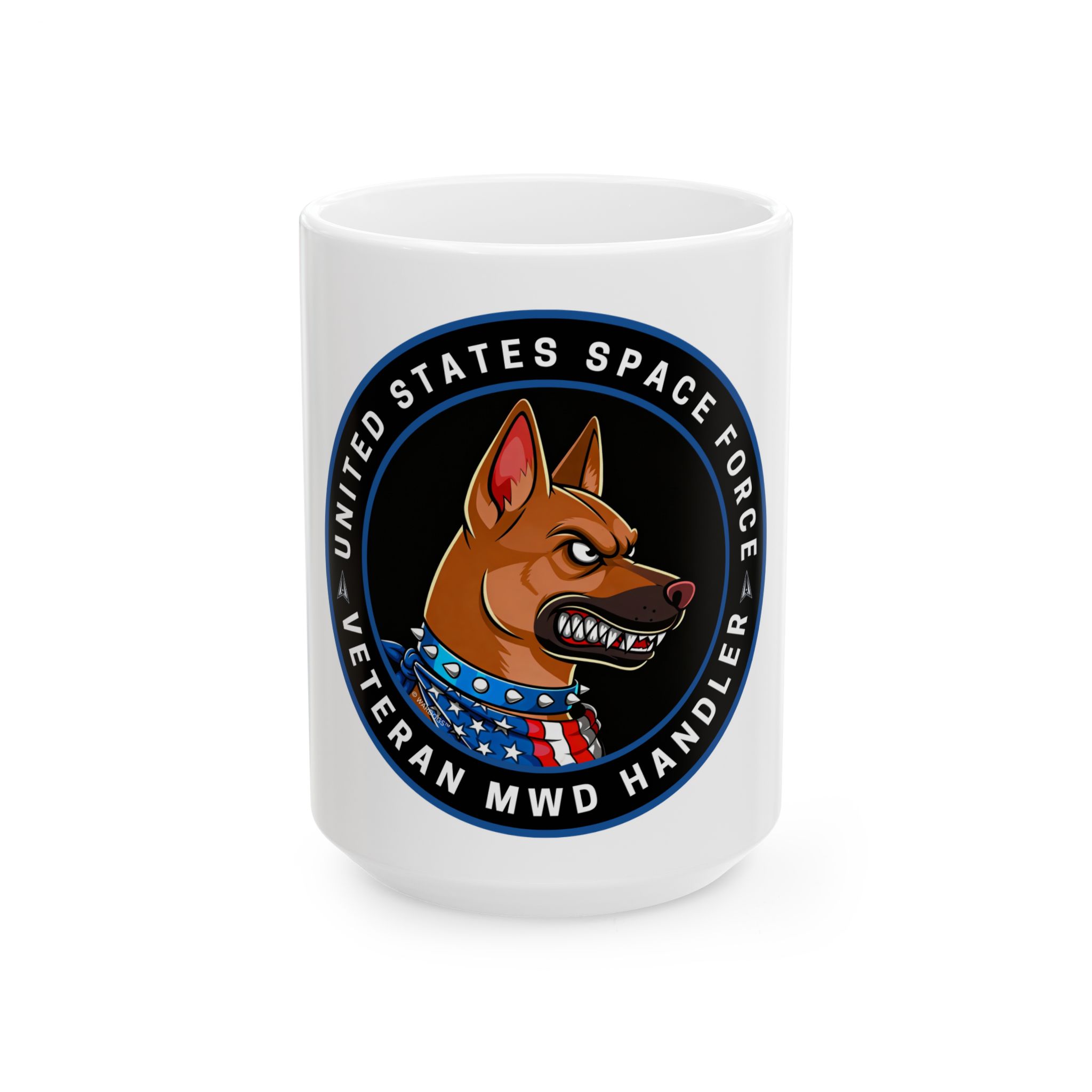 Veteran MWD Handler Ceramic Mug — United States Space Force K9 Tribute (11oz/15oz) - Image 5