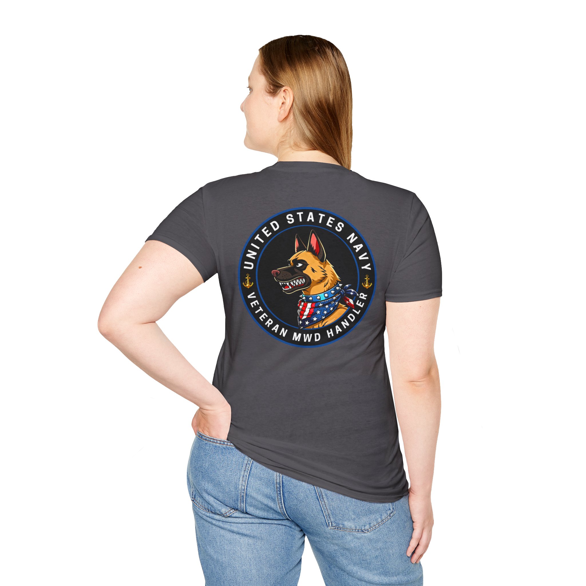 U. S. Navy Veteran MWD Handler T-Shirt - Image 32