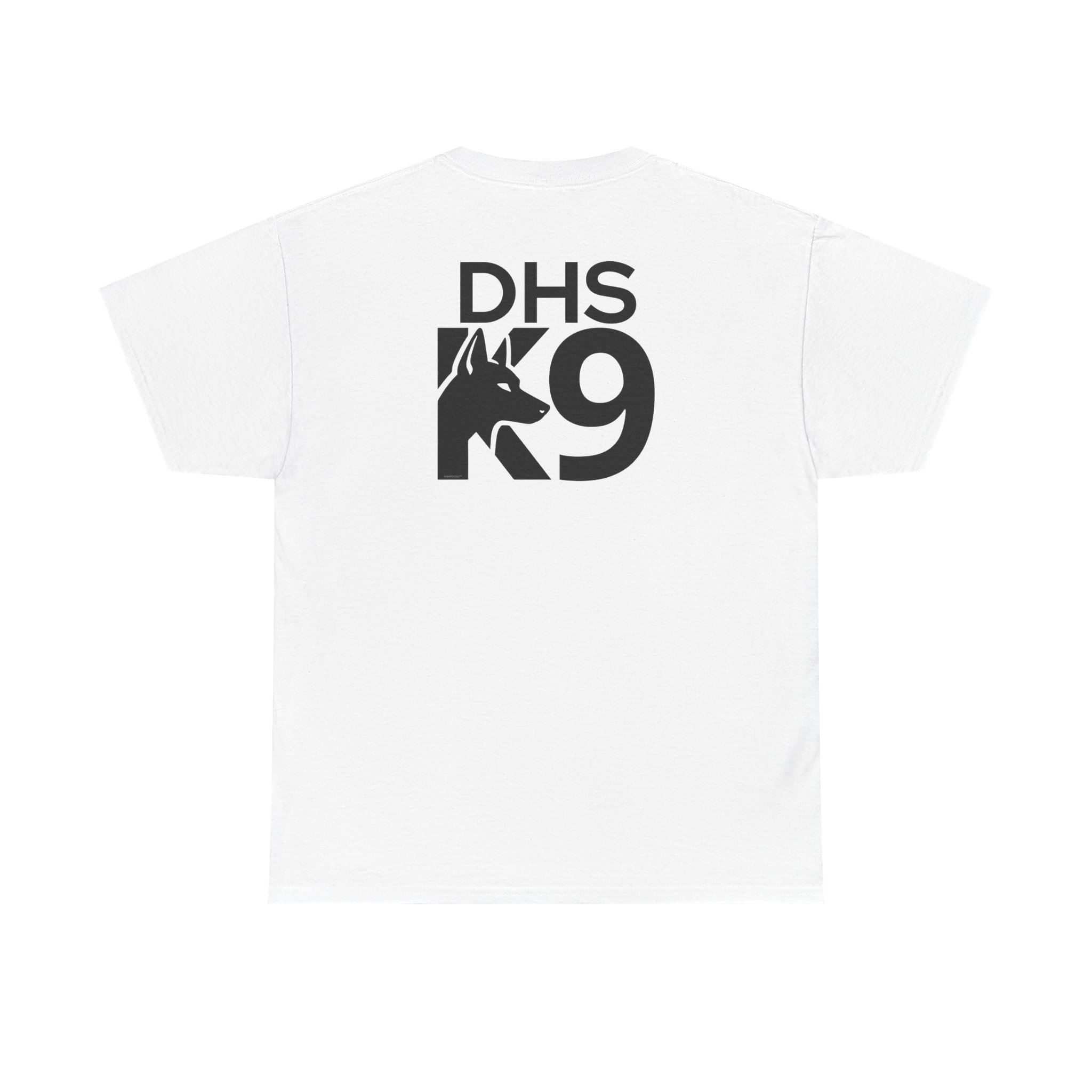 K9 Logo T-Shirt — DHS K9 Unit Dog Handler Tee - Image 2