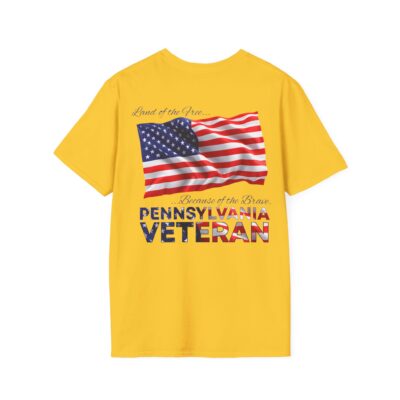 Pennsylvania Veteran T-Shirt — Home of the Brave American Flag Memorial Tee