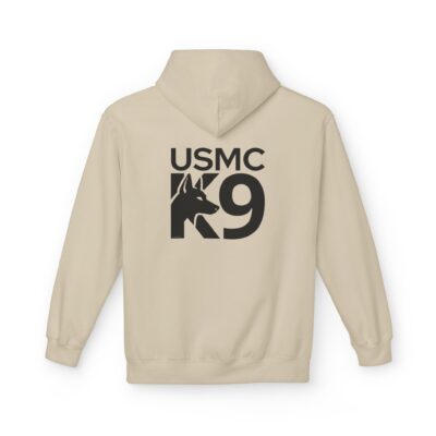 US Marine Corps K9 Hoodie — Military Working Dog Pullover for Air Force Handlers and Veterans