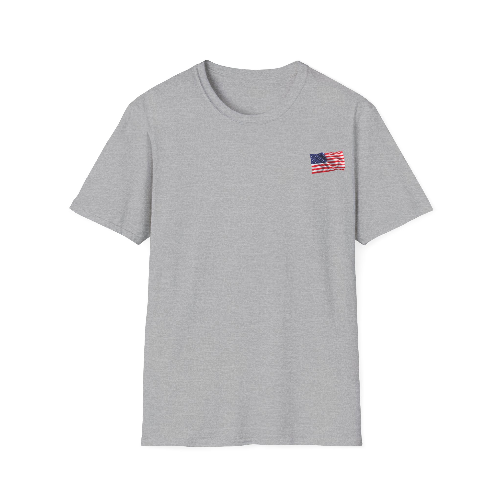 Veteran Space Force T-Shirt — "Land of the Free...Because of the Brave" USA Flag - Image 7