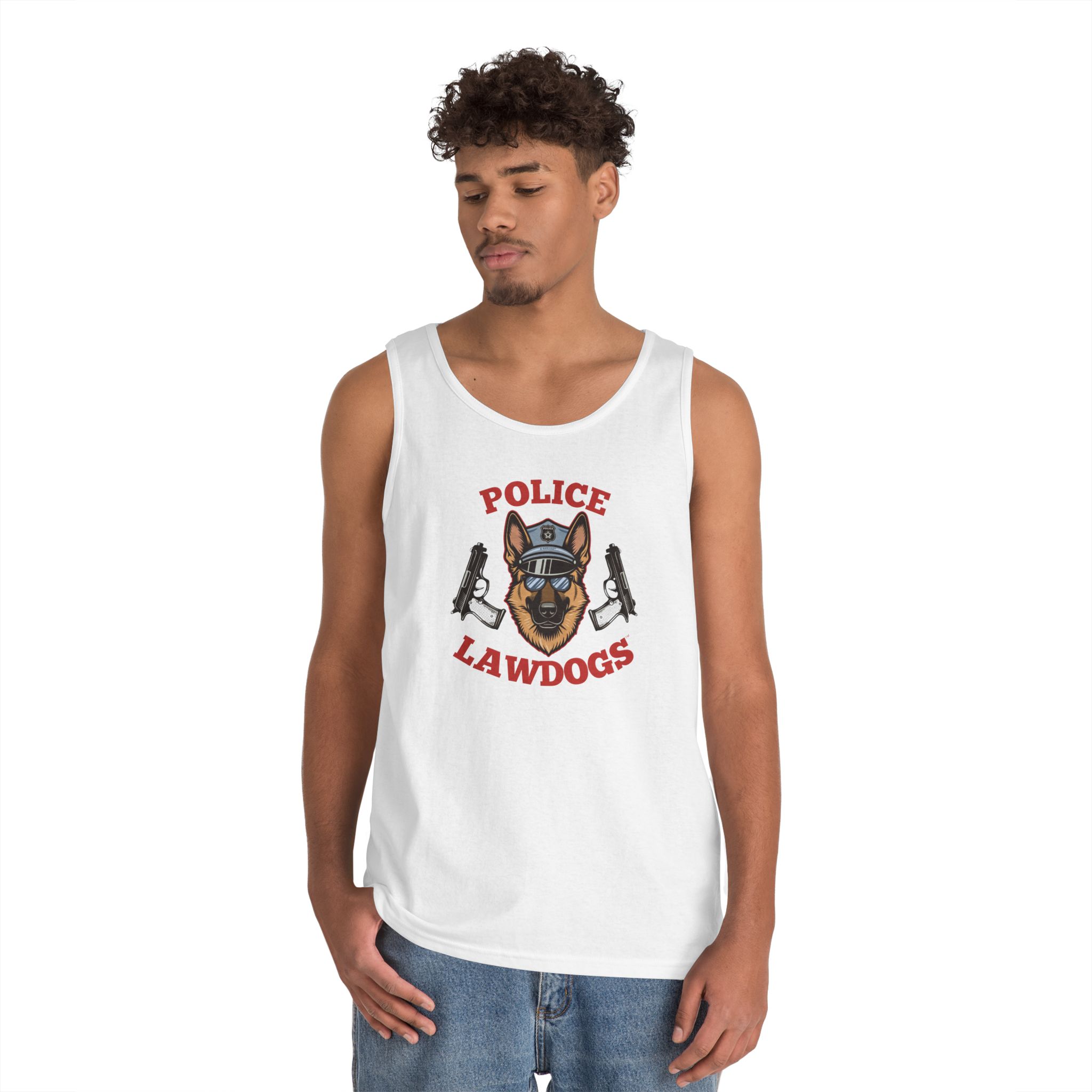 Police Lawdogs Tank Top — K9 Unit Tribute Muscle Tee - Image 4