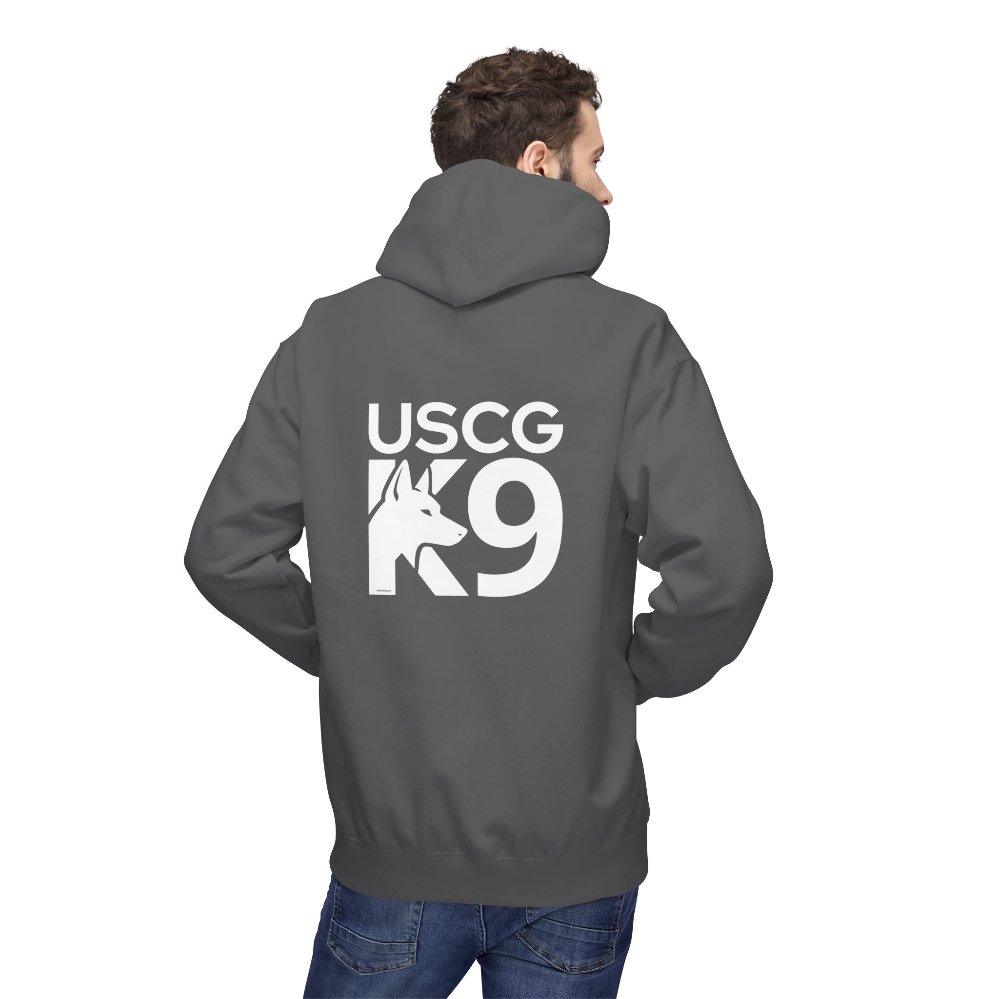 US Coast Guard K9 Hoodie - Military Working Dog Hander and Veteran Themed - Image 9