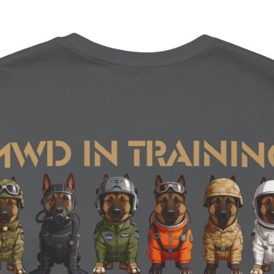 MWD In Training Tee — Military Working Dog Puppies Graphic T‑Shirt