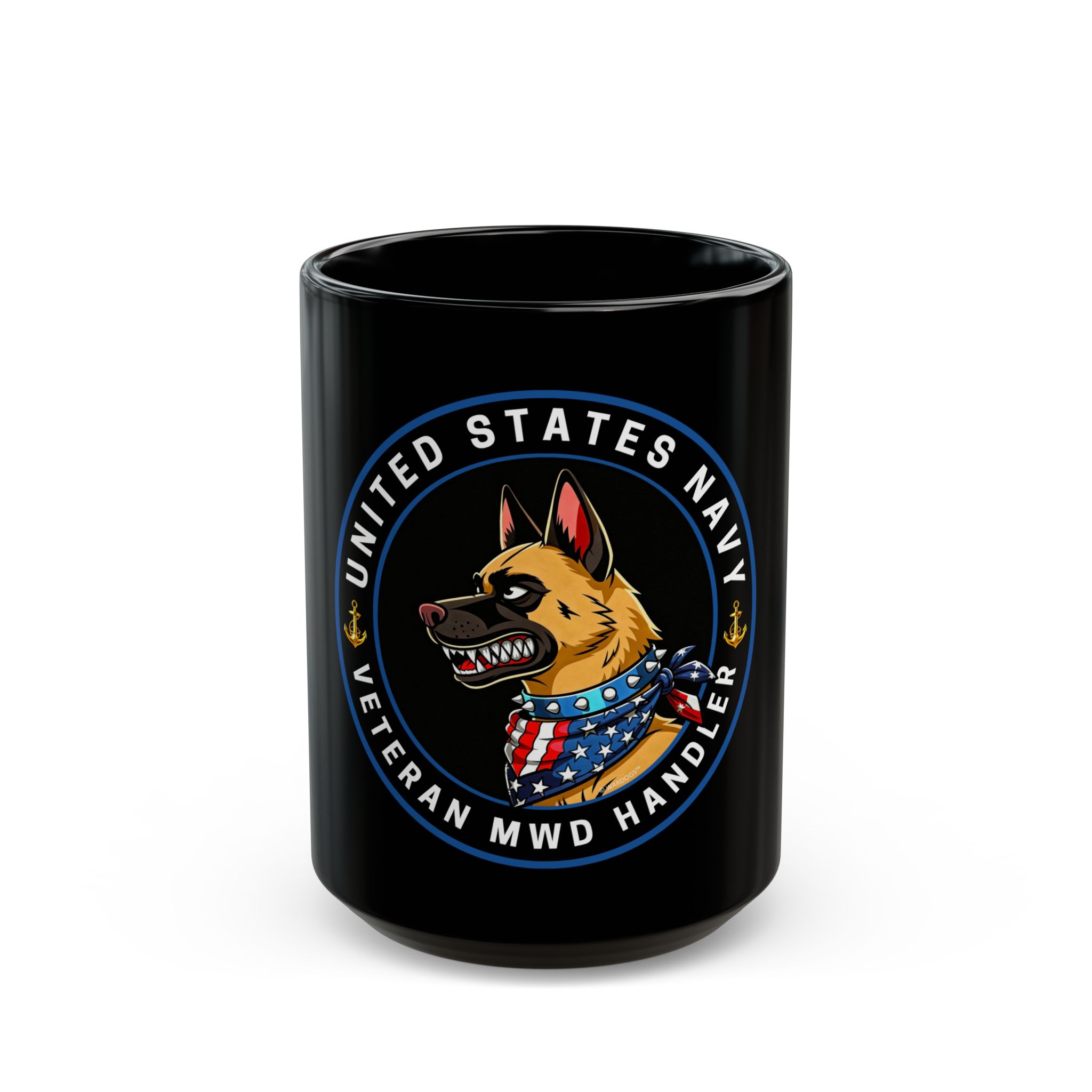 Veteran MWD Handler Mug — United States Navy K9 Tribute (Black 11oz/15oz) - Image 2