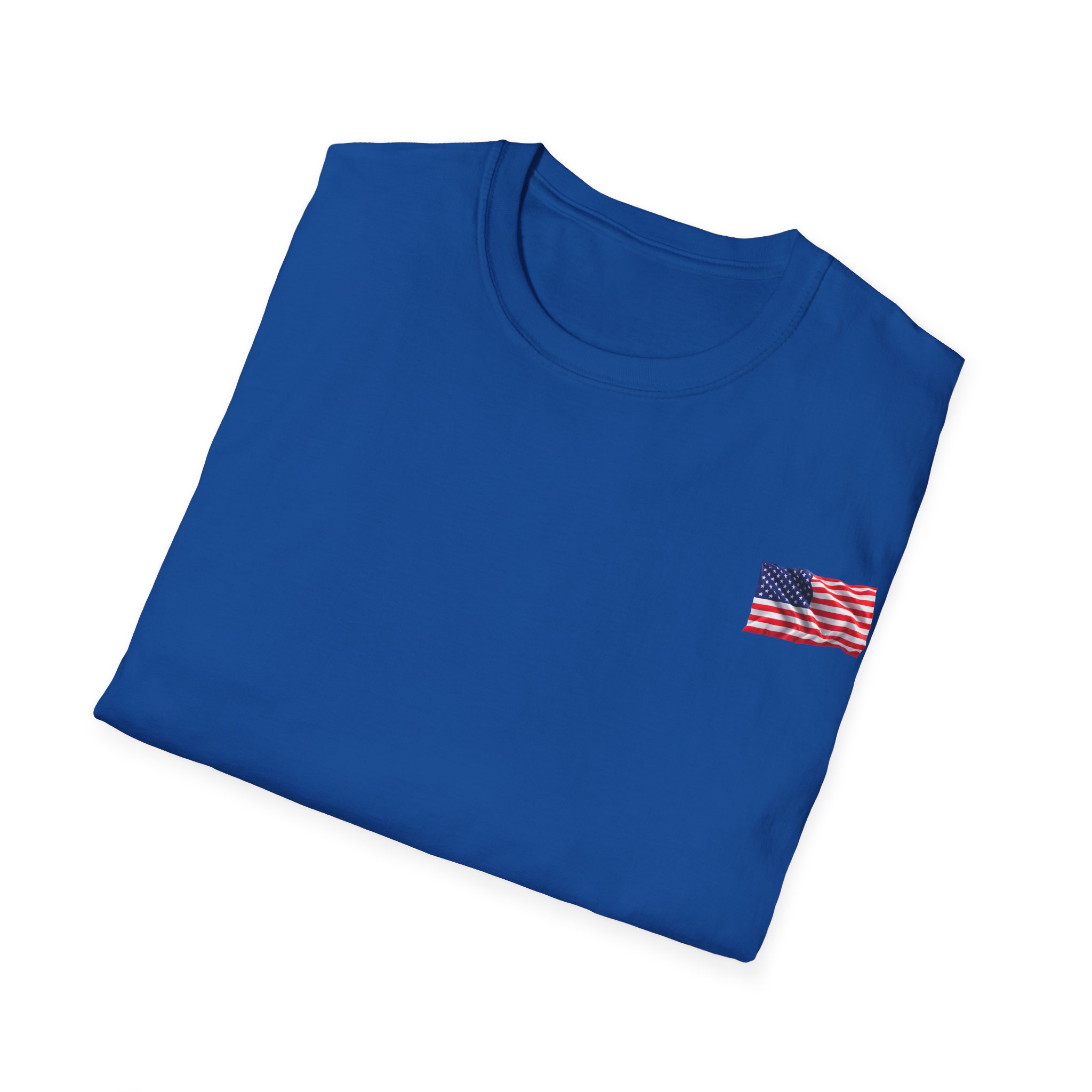 Veteran Space Force T-Shirt — "Land of the Free...Because of the Brave" USA Flag - Image 12