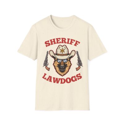 Sheriff Lawdogs T-Shirt — Western Police K9 Graphic Tee