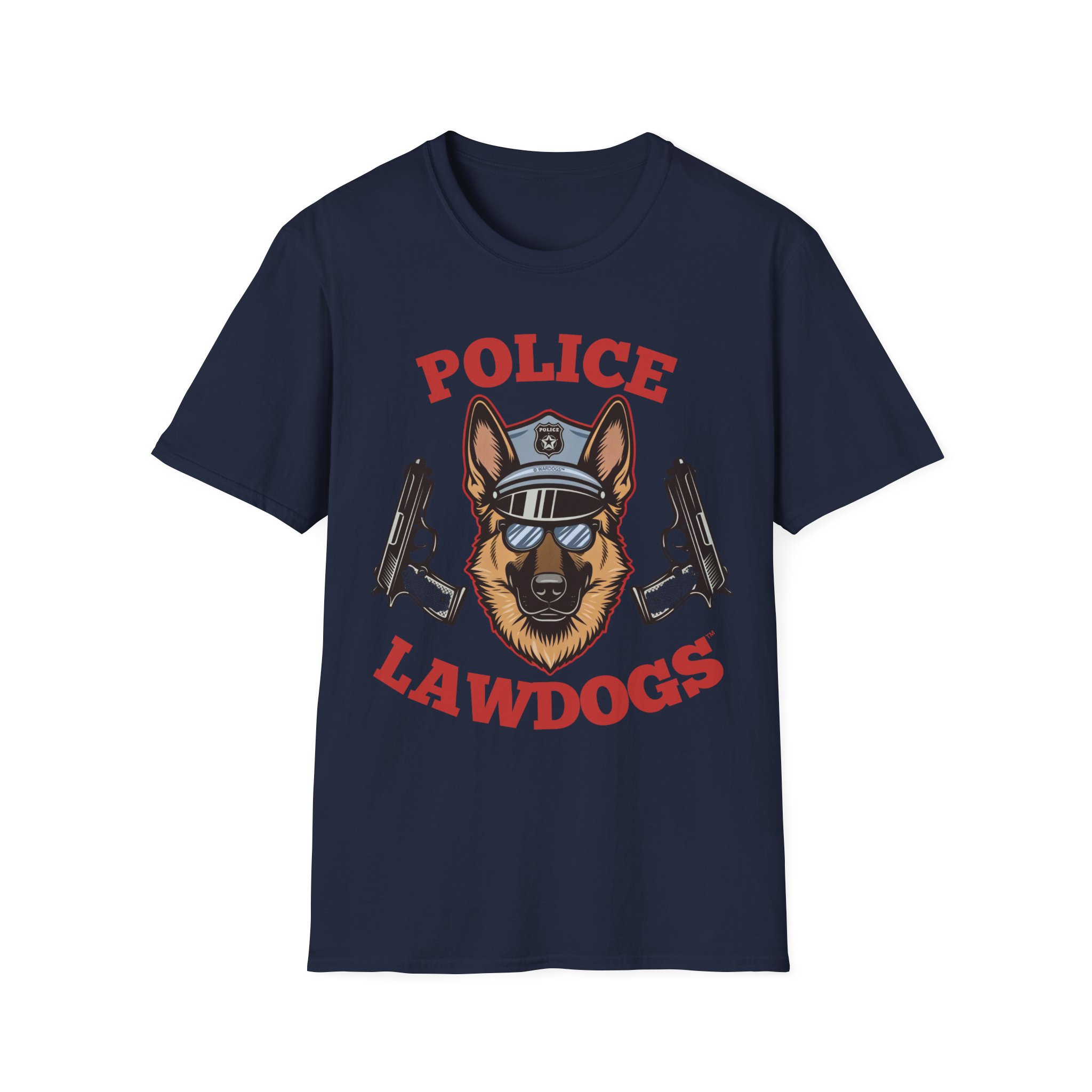Police Lawdogs T-Shirt – K9 Handler German Shepherd Badge Tee - Image 29