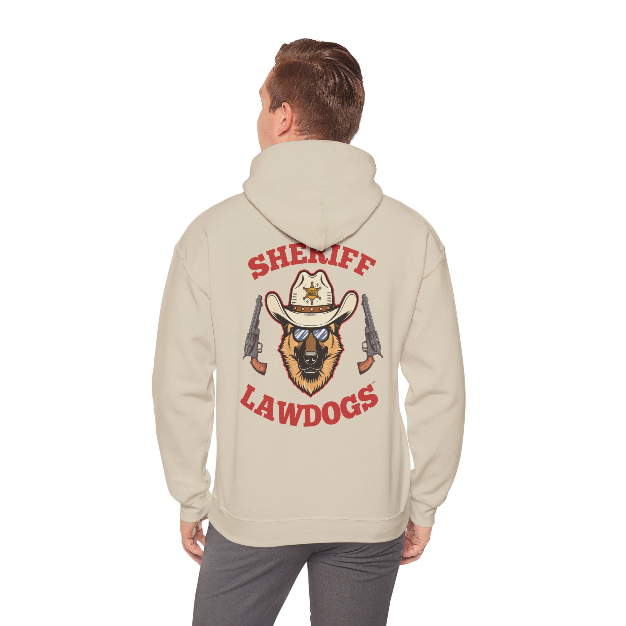 Sheriff Lawdogs Hoodie — Western German Shepherd Sheriff Pullover - Image 6