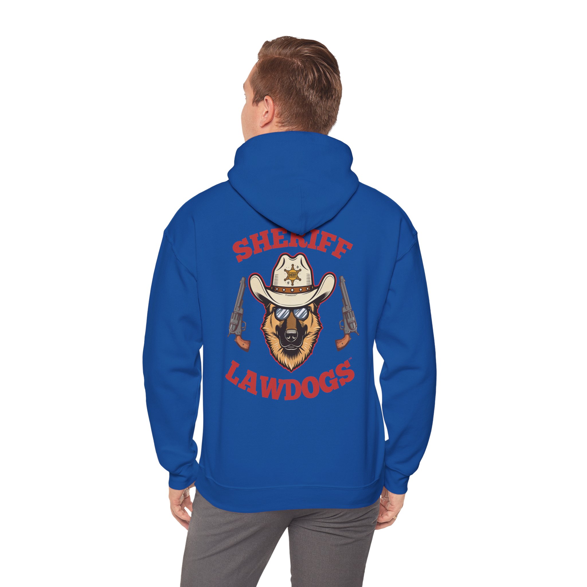 Sheriff Lawdogs Hoodie — Western German Shepherd Sheriff Pullover - Image 16