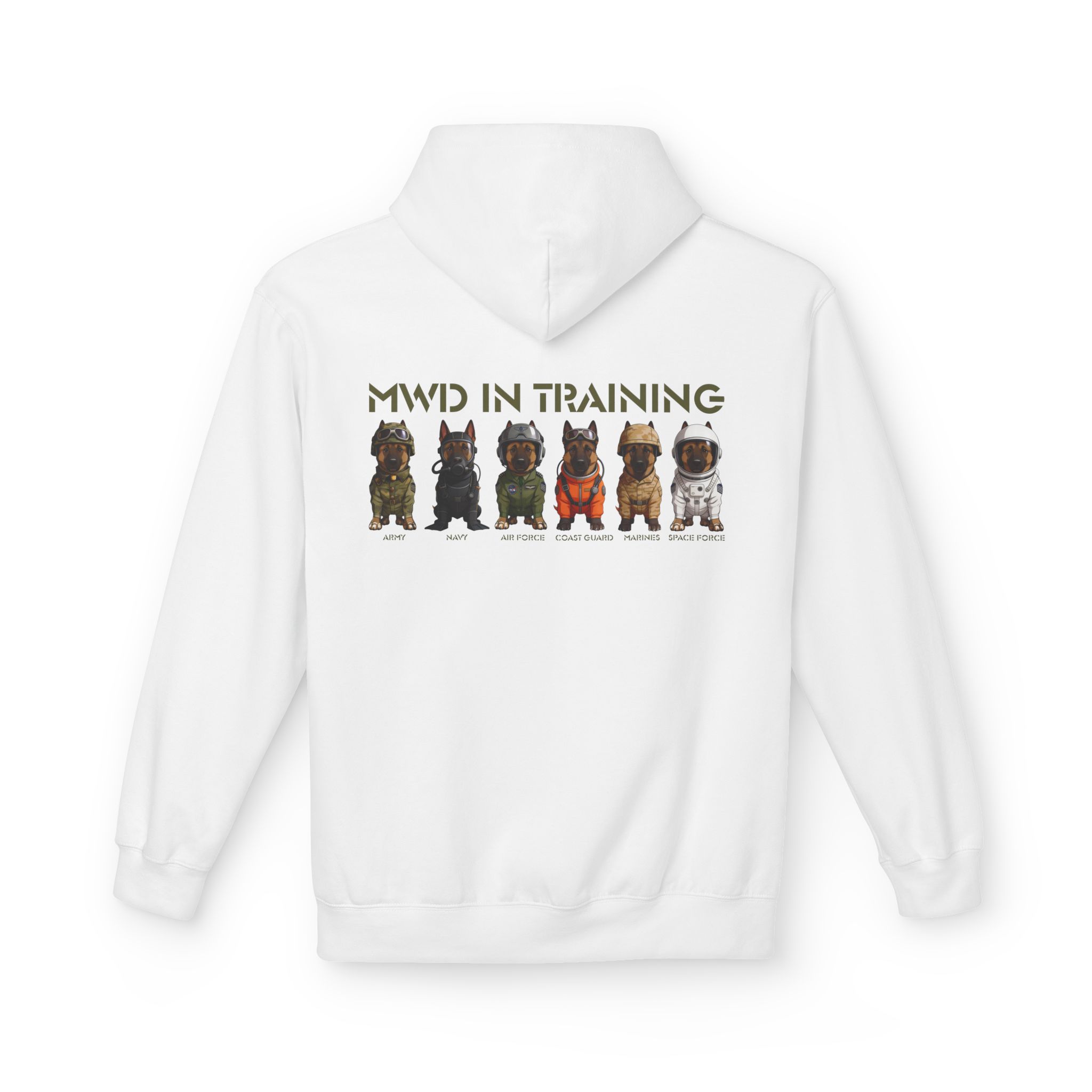MWD in Training Hoodie — Military Working Dog Puppy Squad Sweatshirt - Image 3
