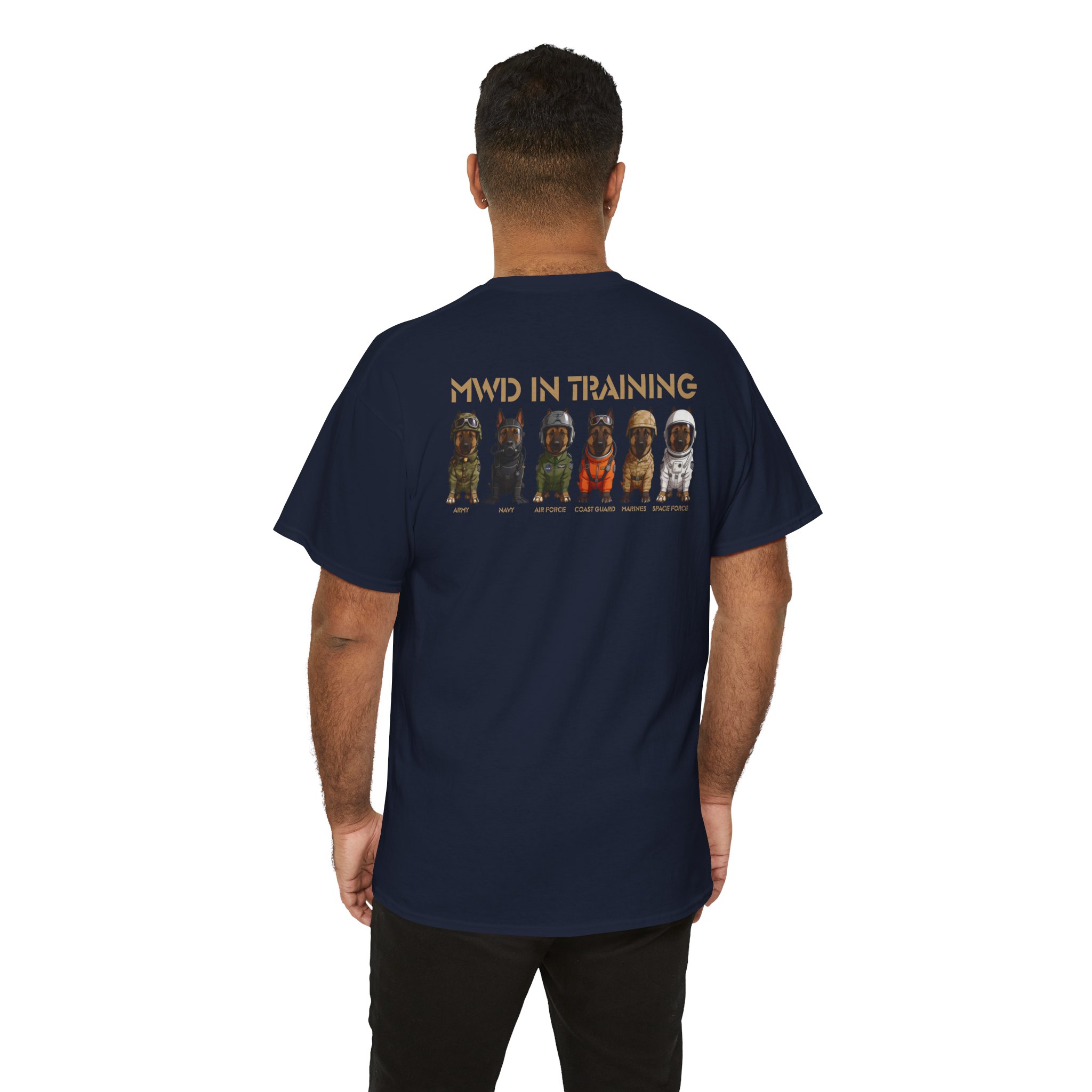 MWD In Training Tee — Military Working Dog Puppy Lineup T‑Shirt - Image 28