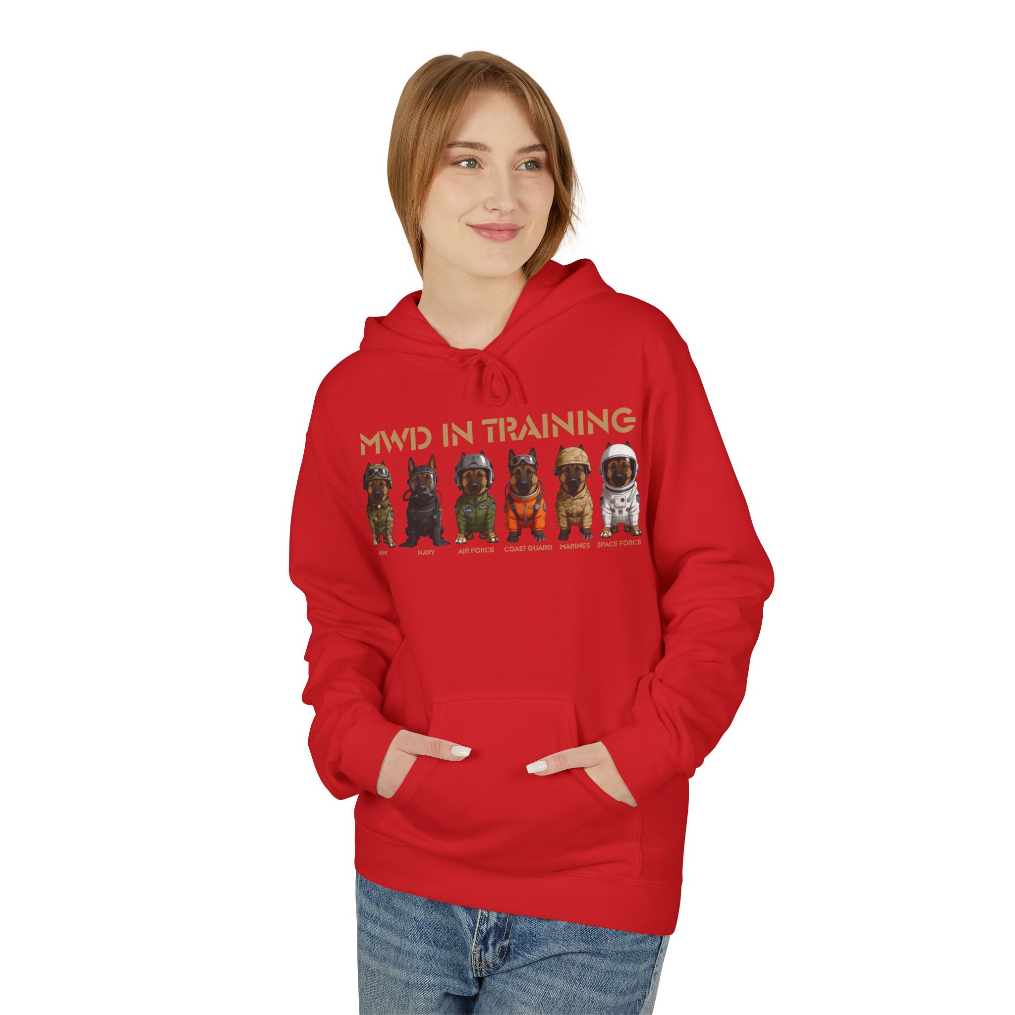 MWD in Training Hoodie — Military Working Dog Puppy Squad Sweatshirt - Image 23