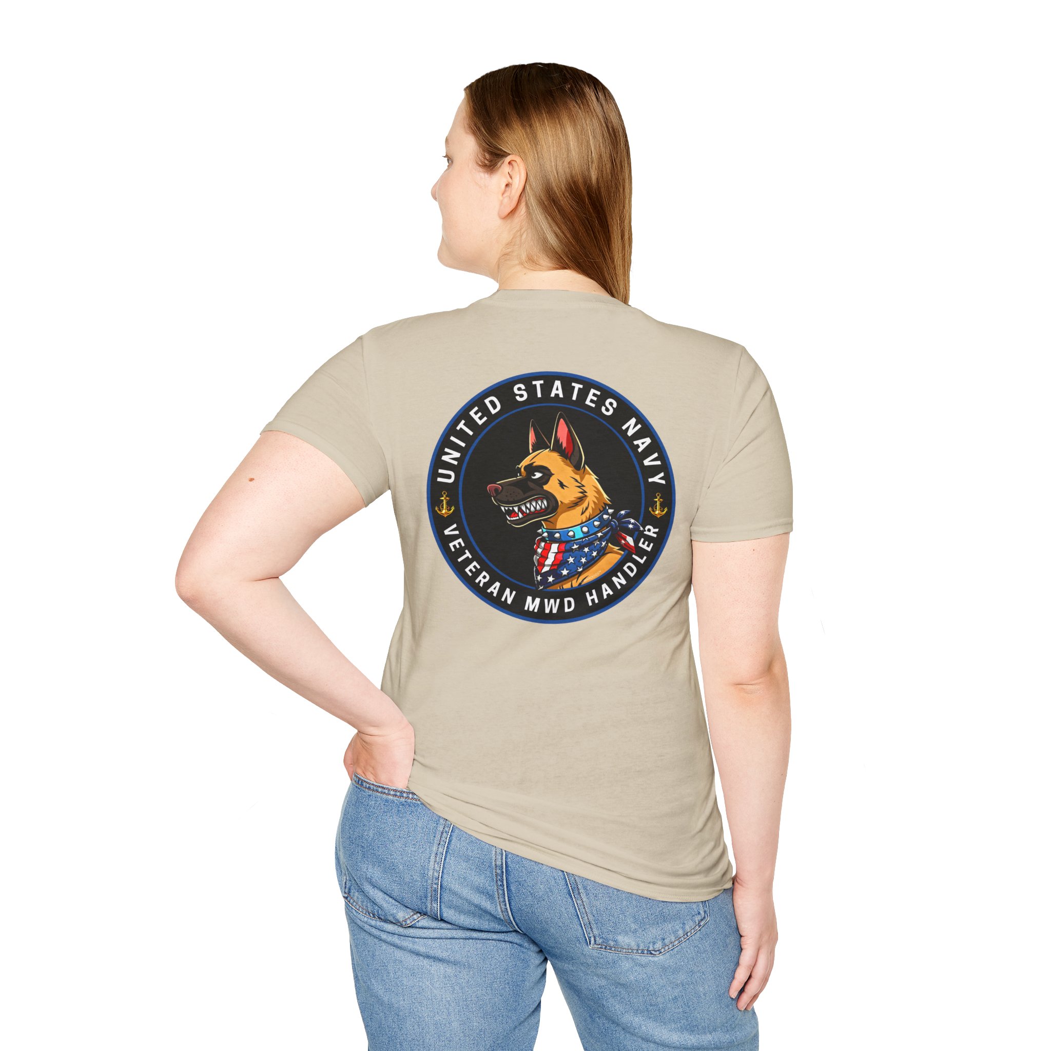 U. S. Navy Veteran MWD Handler T-Shirt - Image 16