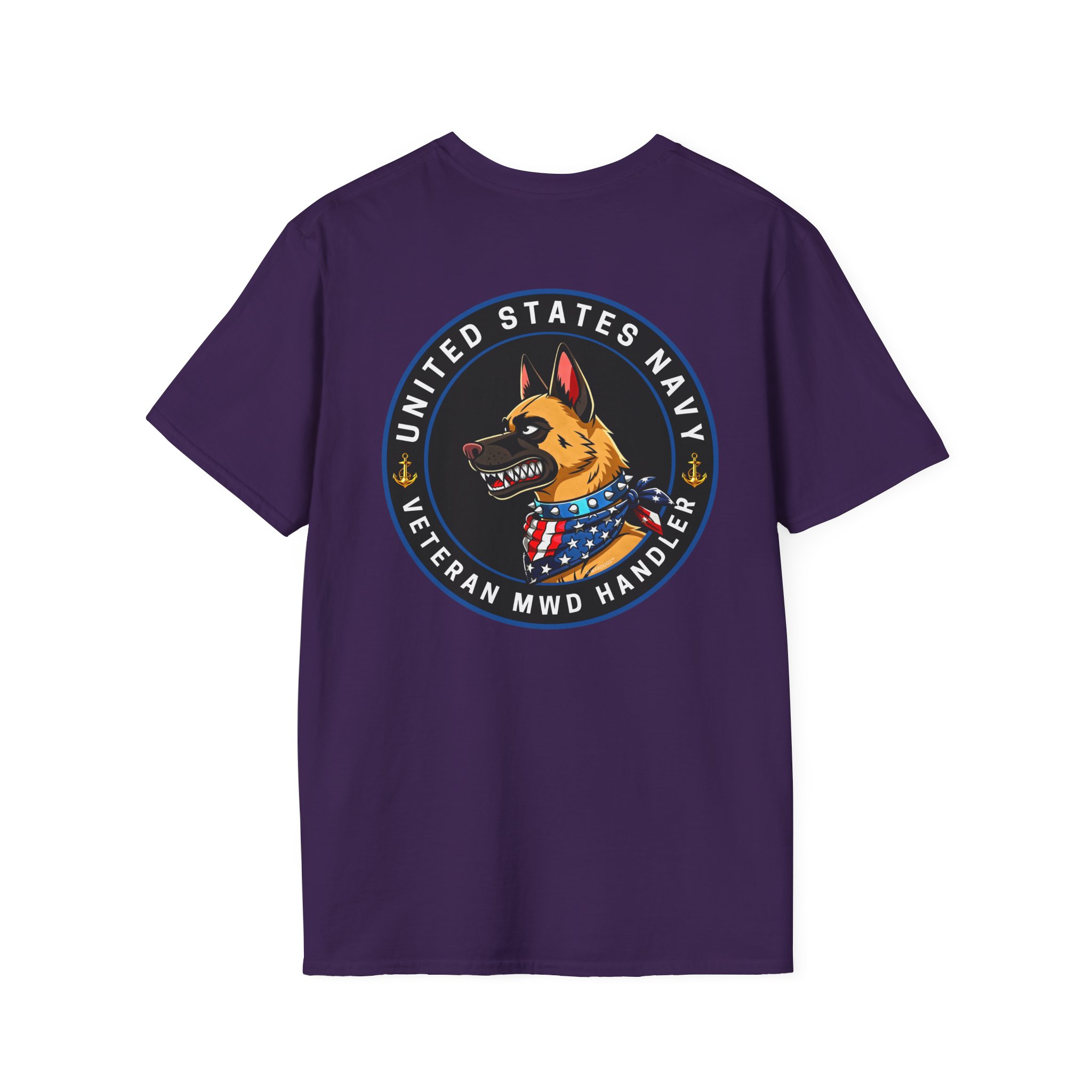U. S. Navy Veteran MWD Handler T-Shirt - Image 50