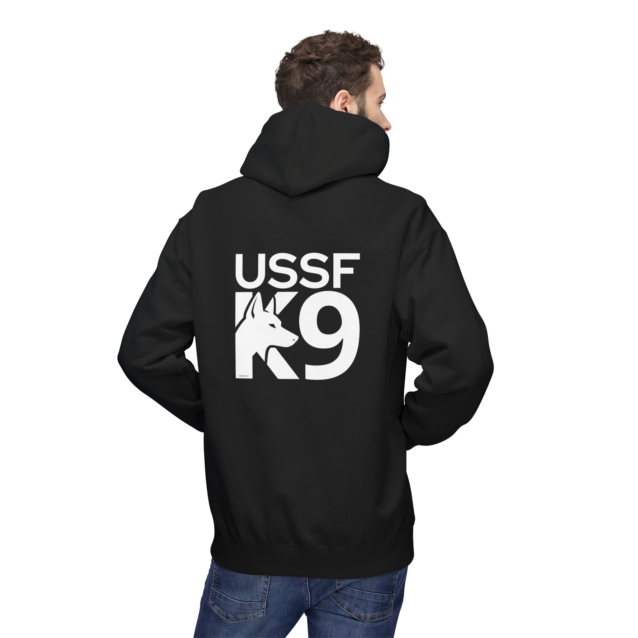 US SPACE FORCE K9 Hoodie - Military Working Dog Support Pullover - Image 3