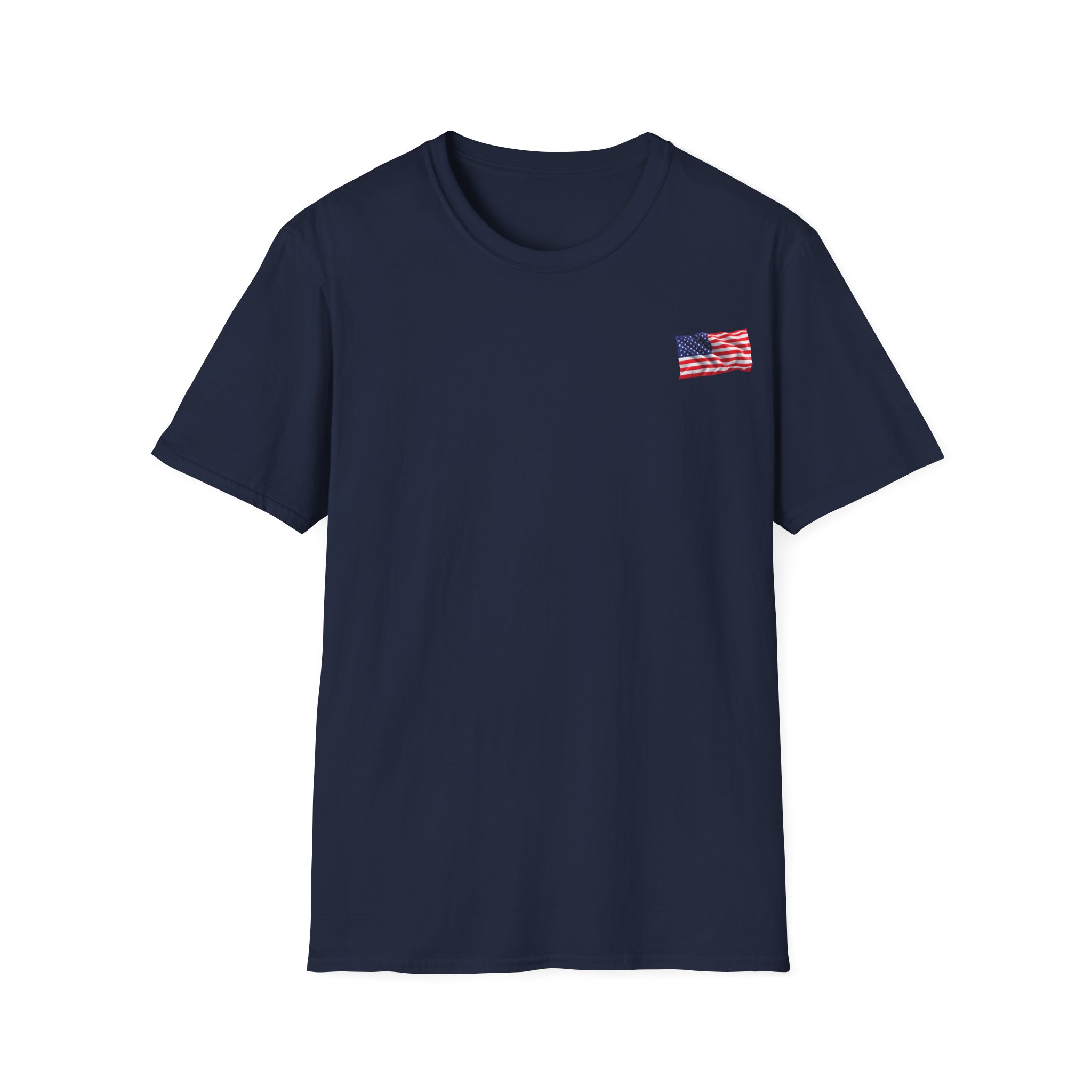 Veteran Space Force T-Shirt — "Land of the Free...Because of the Brave" USA Flag - Image 13