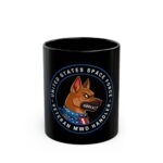Veteran MWD Handler Mug — U.S. Space Force K9 Tribute (Black 11oz/15oz)