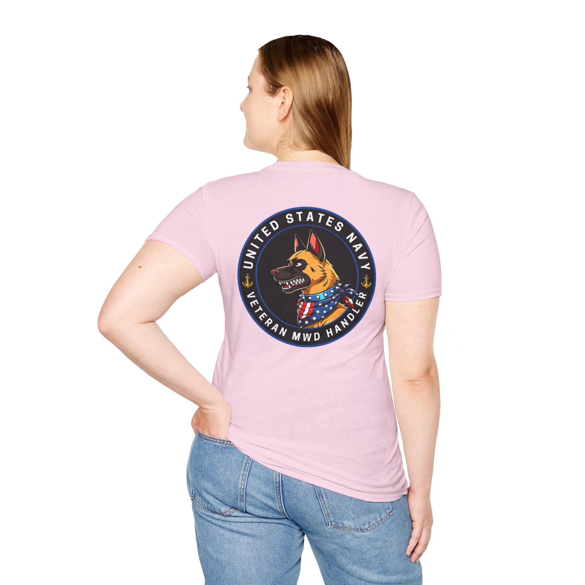 U. S. Navy Veteran MWD Handler T-Shirt - Image 44