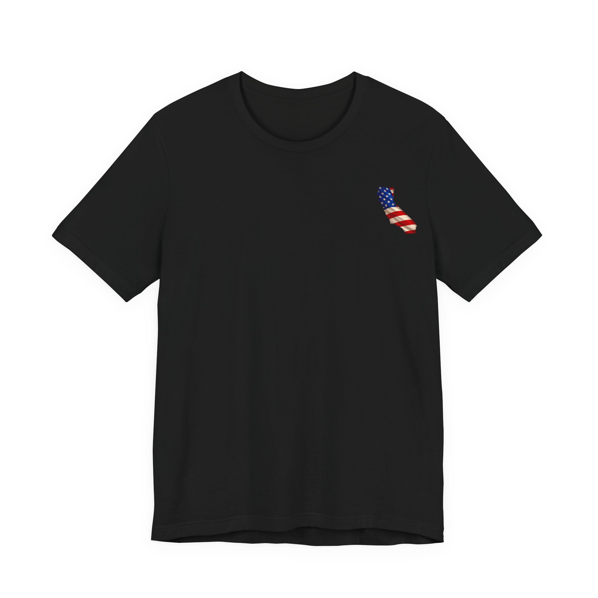 California Veteran T-Shirt — American Flag Map Military Tribute Tee - Image 7