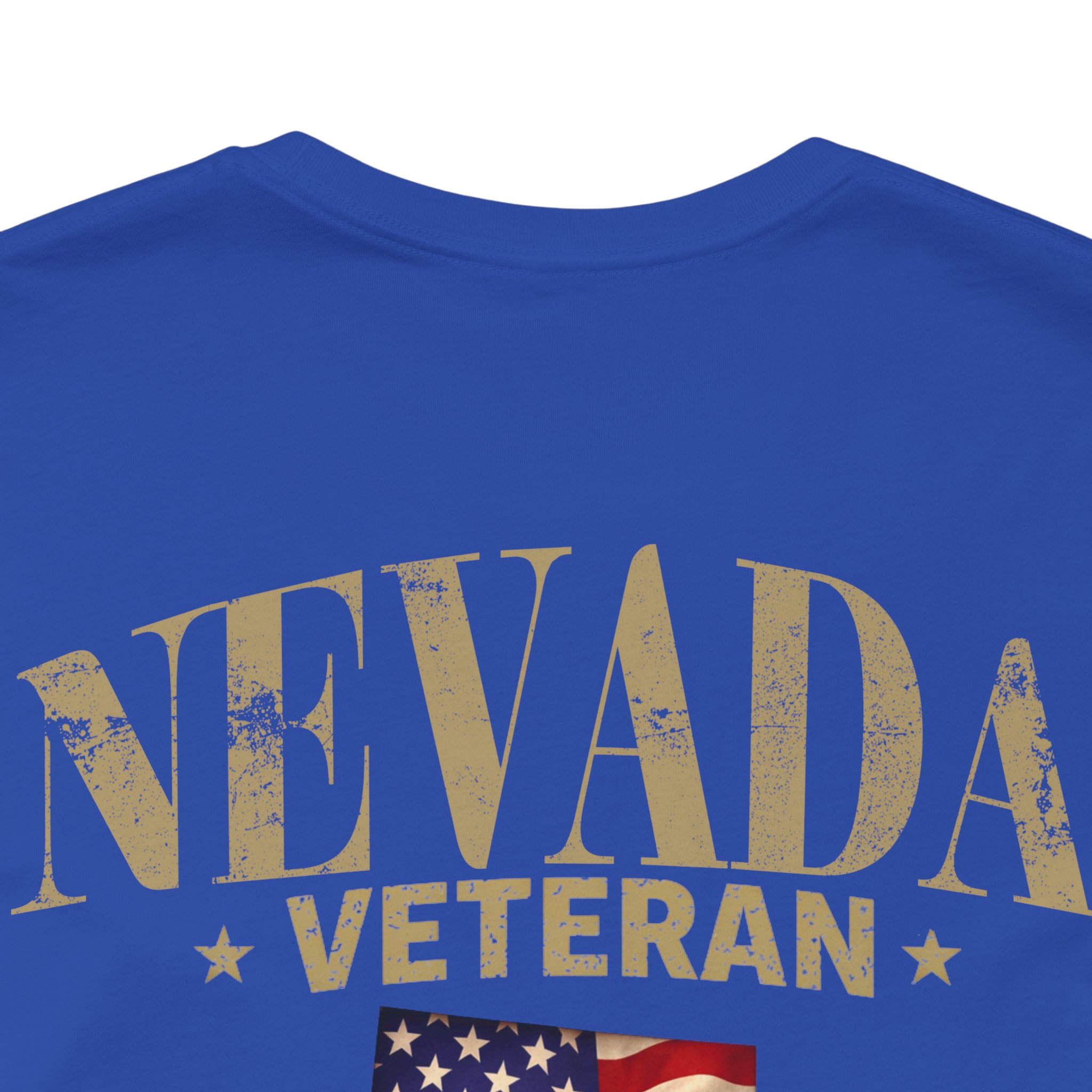 Nevada Veteran T-Shirt — American Flag Alaska Map Military Tribute Tee - Image 30