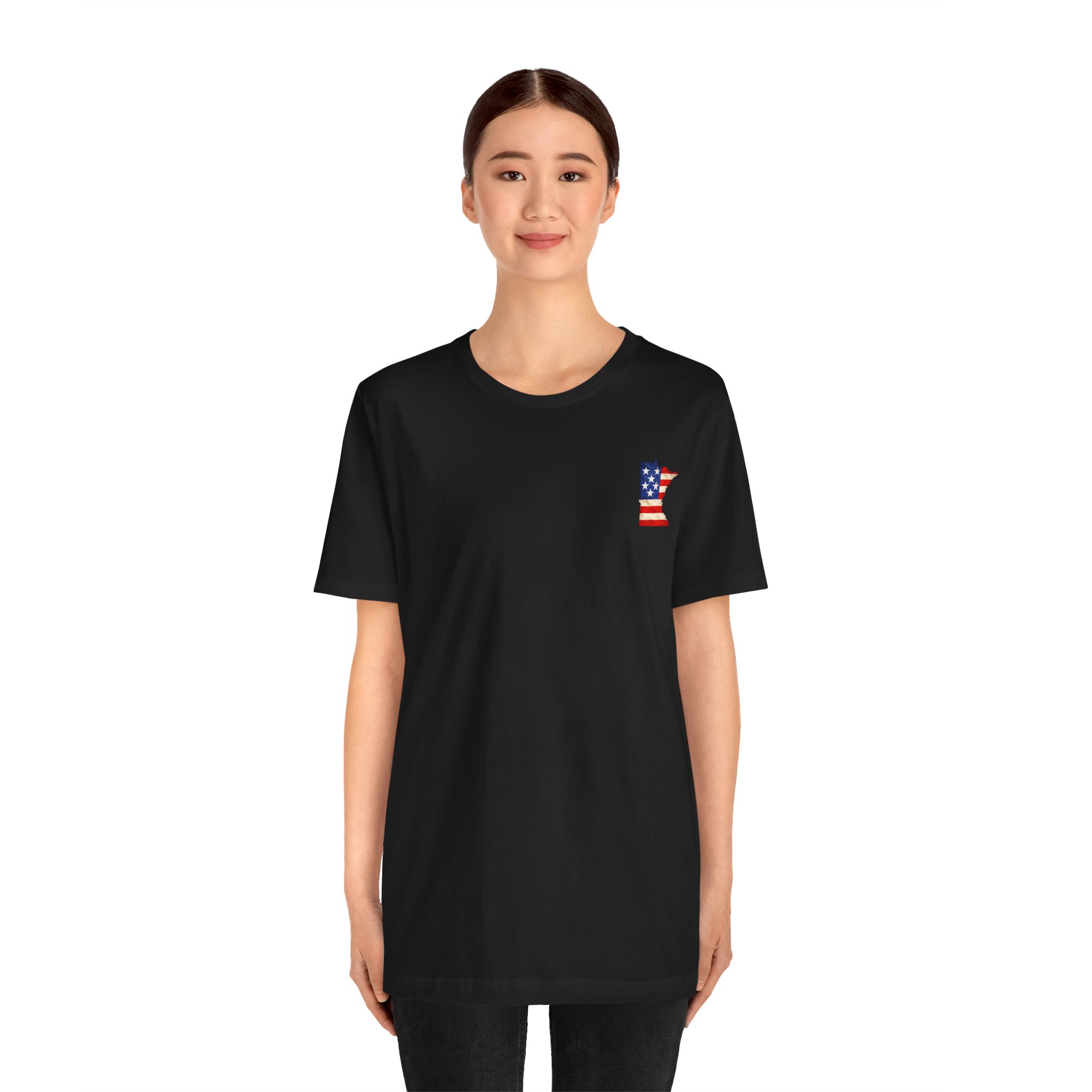 Minnesota Veteran T-Shirt — American Flag Alaska Map Military Tribute Tee - Image 15