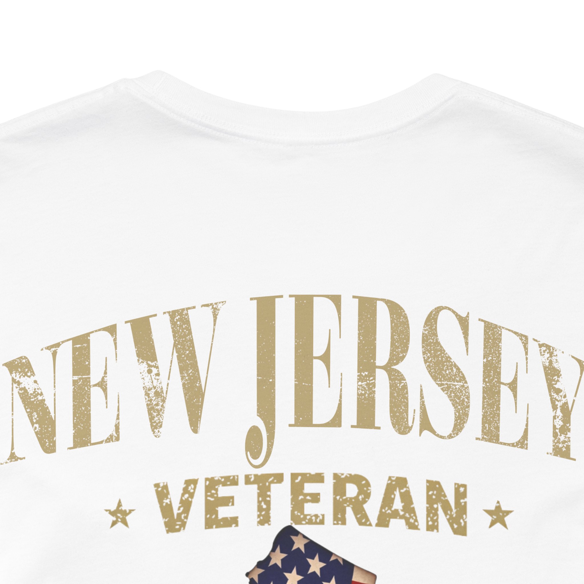 New Jersey Veteran T-Shirt — American Flag Map Military Tribute Tee - Image 15