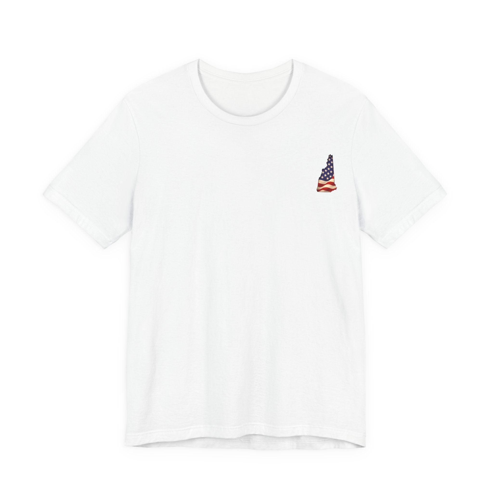 New Hampshire Veteran T-Shirt — American Flag Map Military Tribute Tee - Image 16