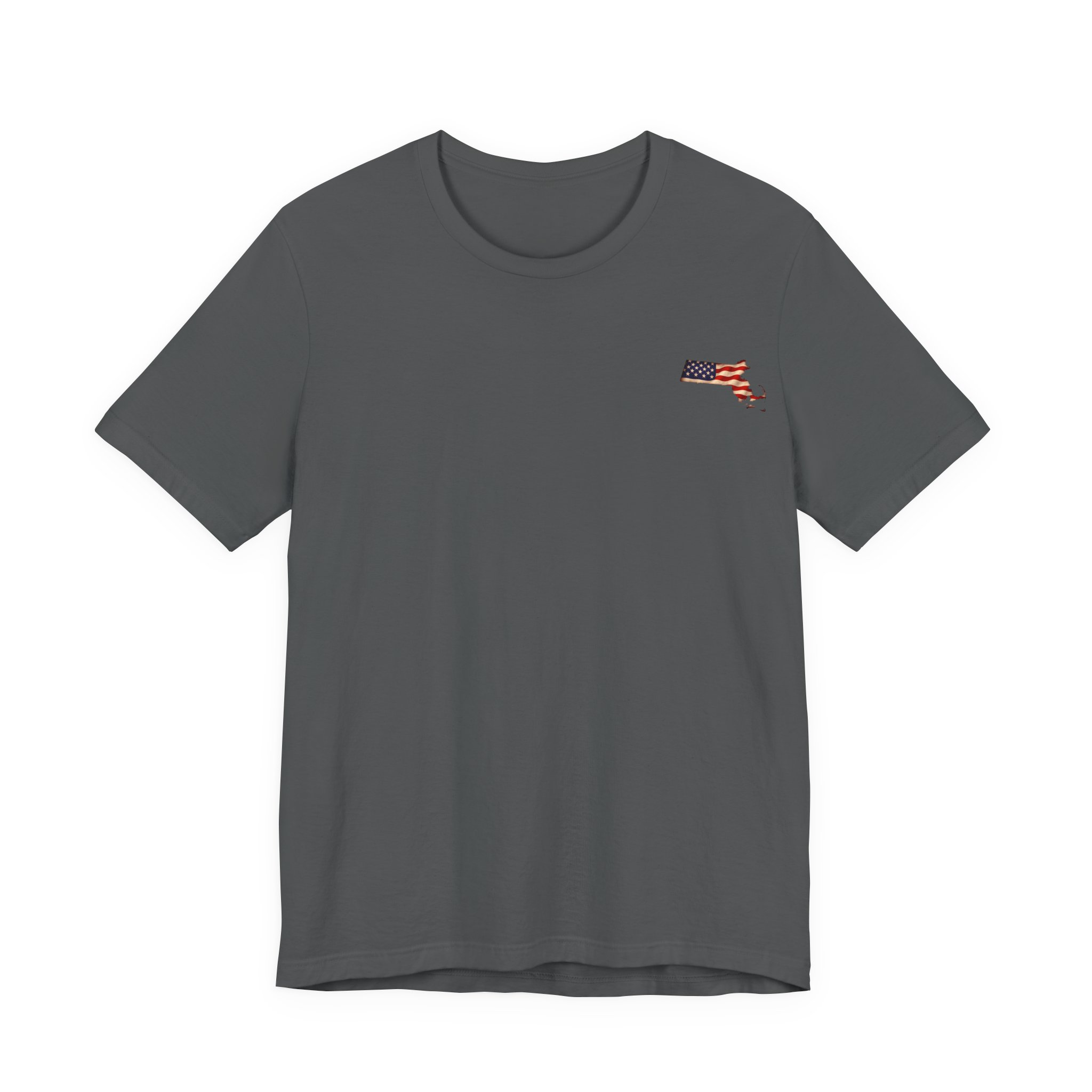 Massachusetts Veteran T-Shirt — American Flag Map Military Tribute Tee - Image 41