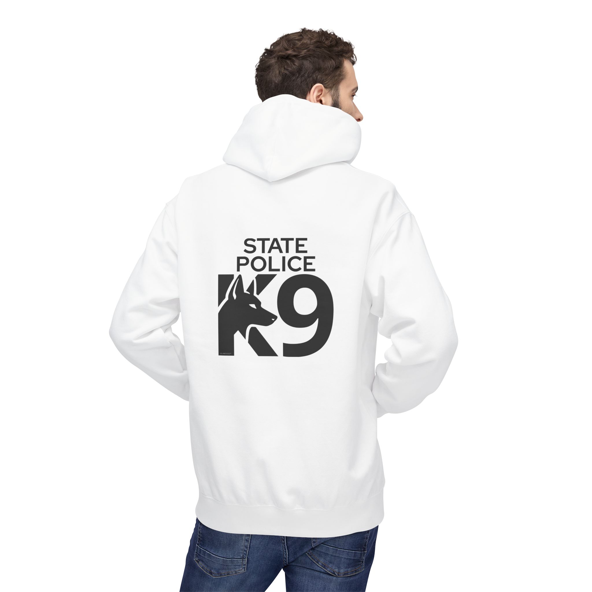 K9 State Police Hoodie — K9 Dog Handler Sweatshirt - Image 4