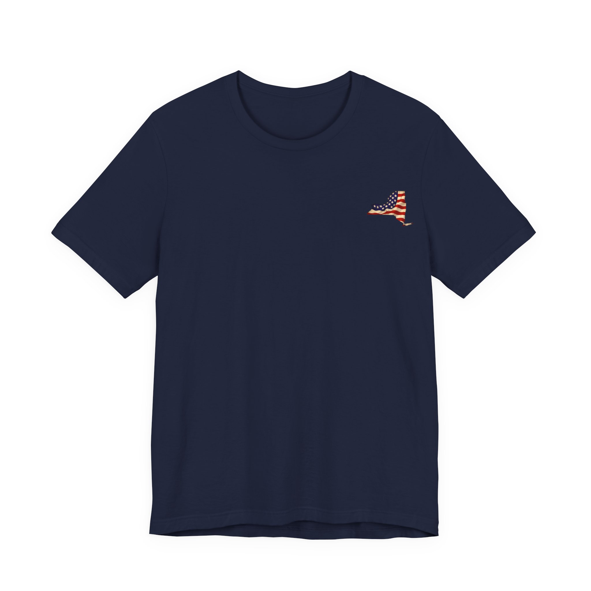New York Veteran T-Shirt — American Flag Map Military Tribute Tee - Image 37