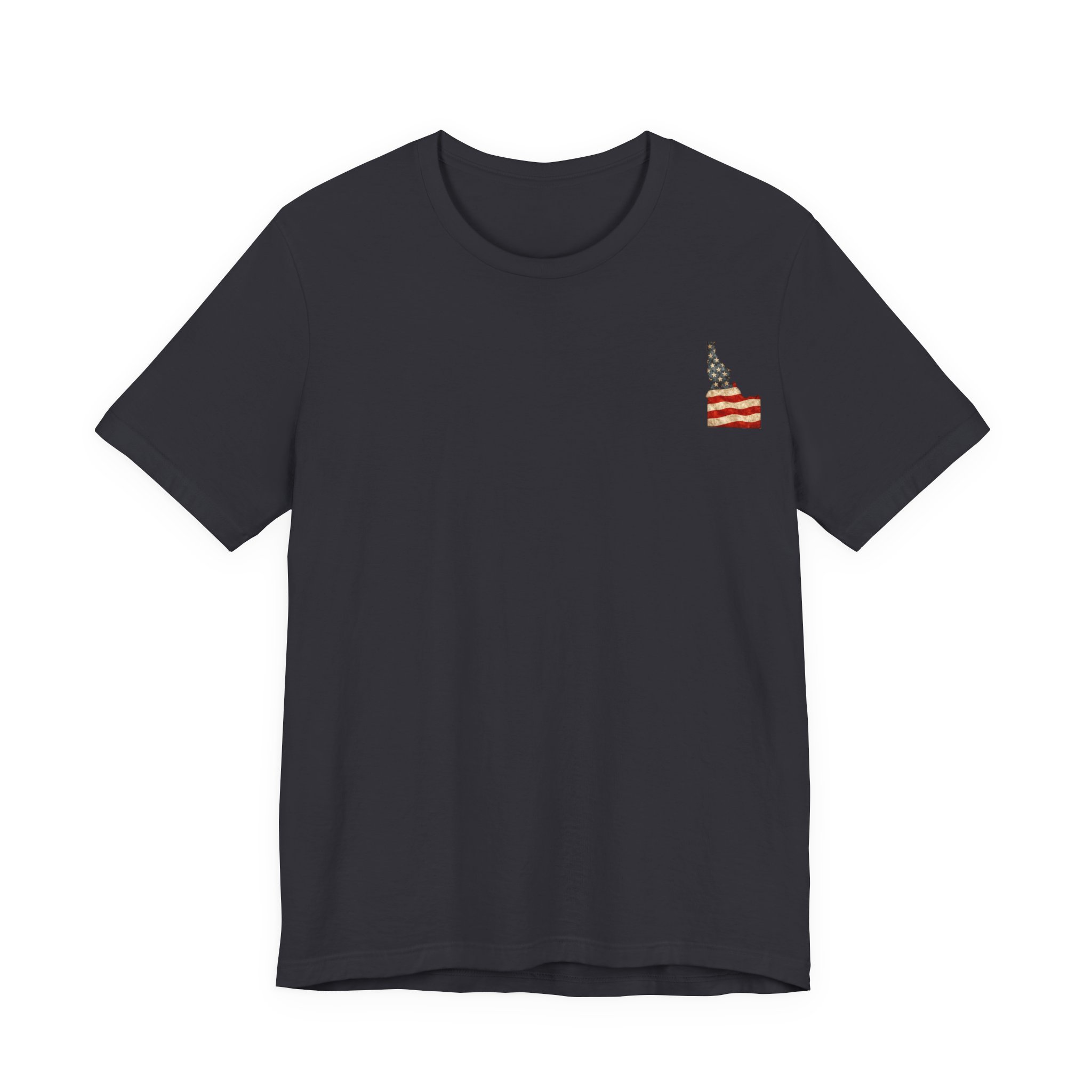 Idaho Veteran T-Shirt — American Flag Map Military Tribute Tee - Image 26