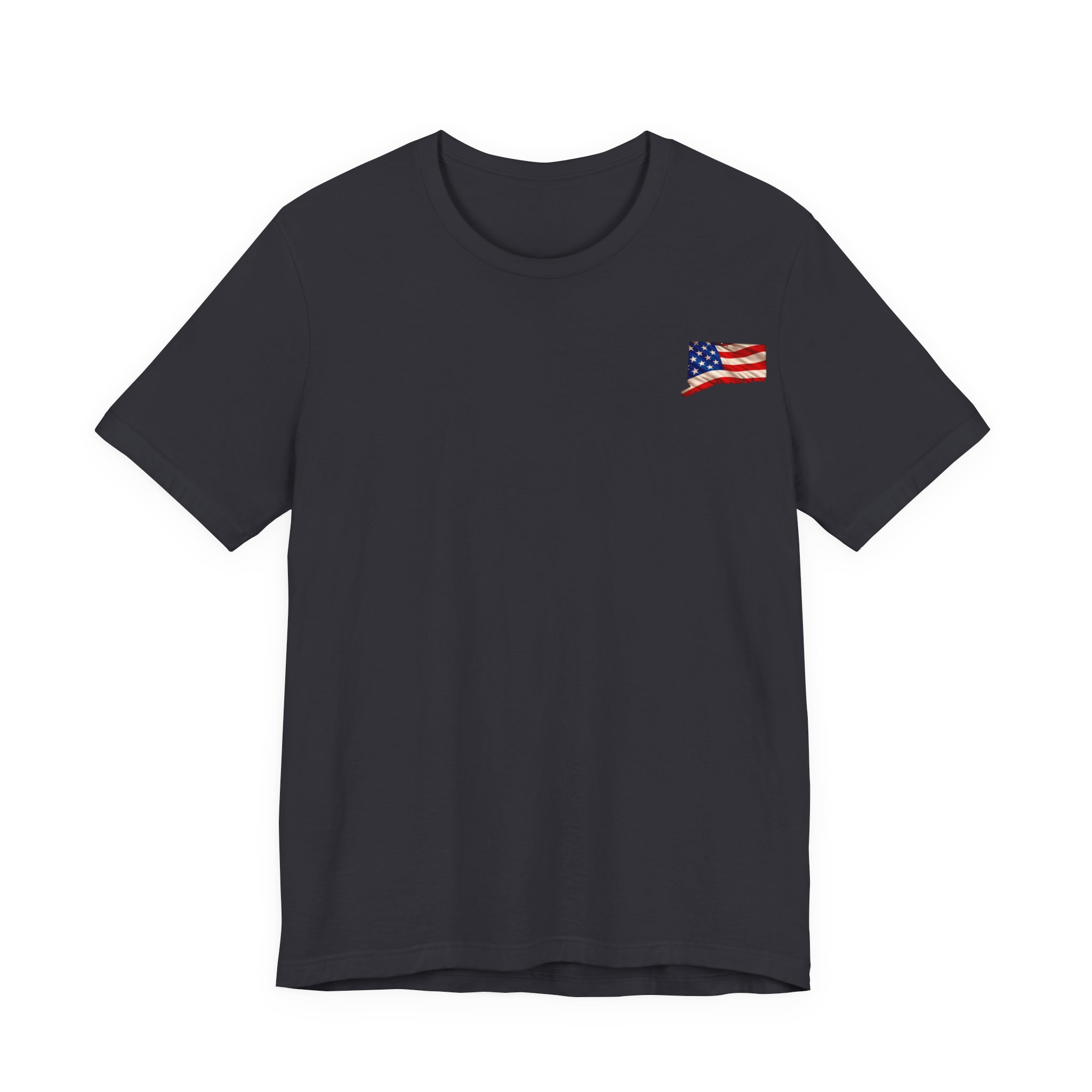 Connecticut Veteran T-Shirt — American Flag Alaska Map Military Tribute Tee - Image 26